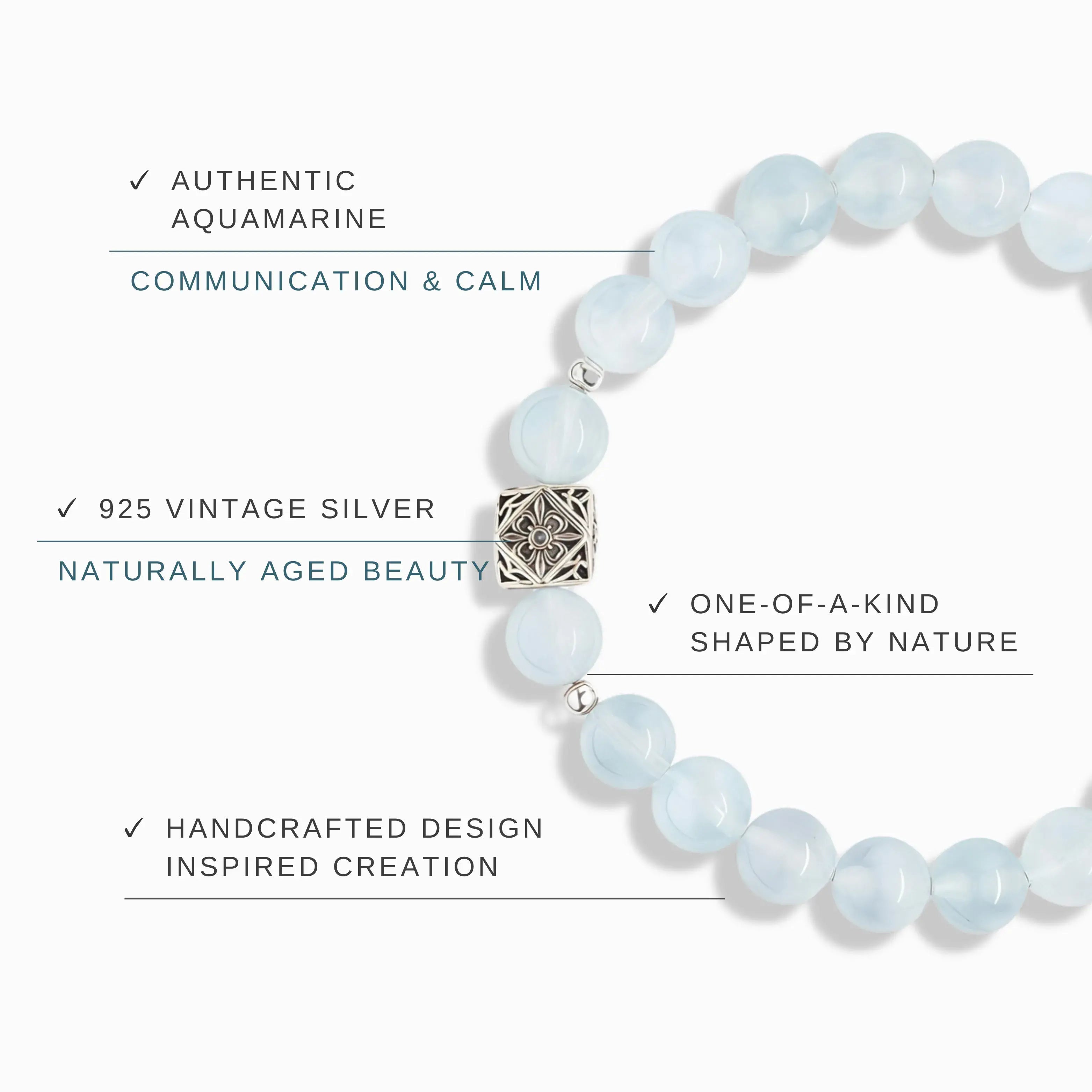 Aquamarine Bracelet – Ocean Breeze