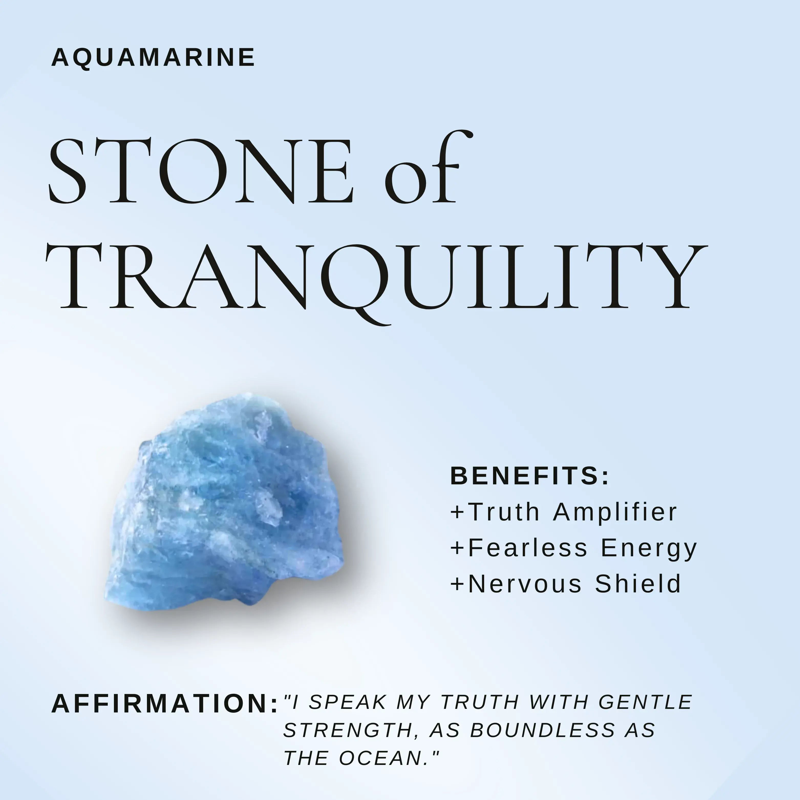 Aquamarine Magnetic Pendant