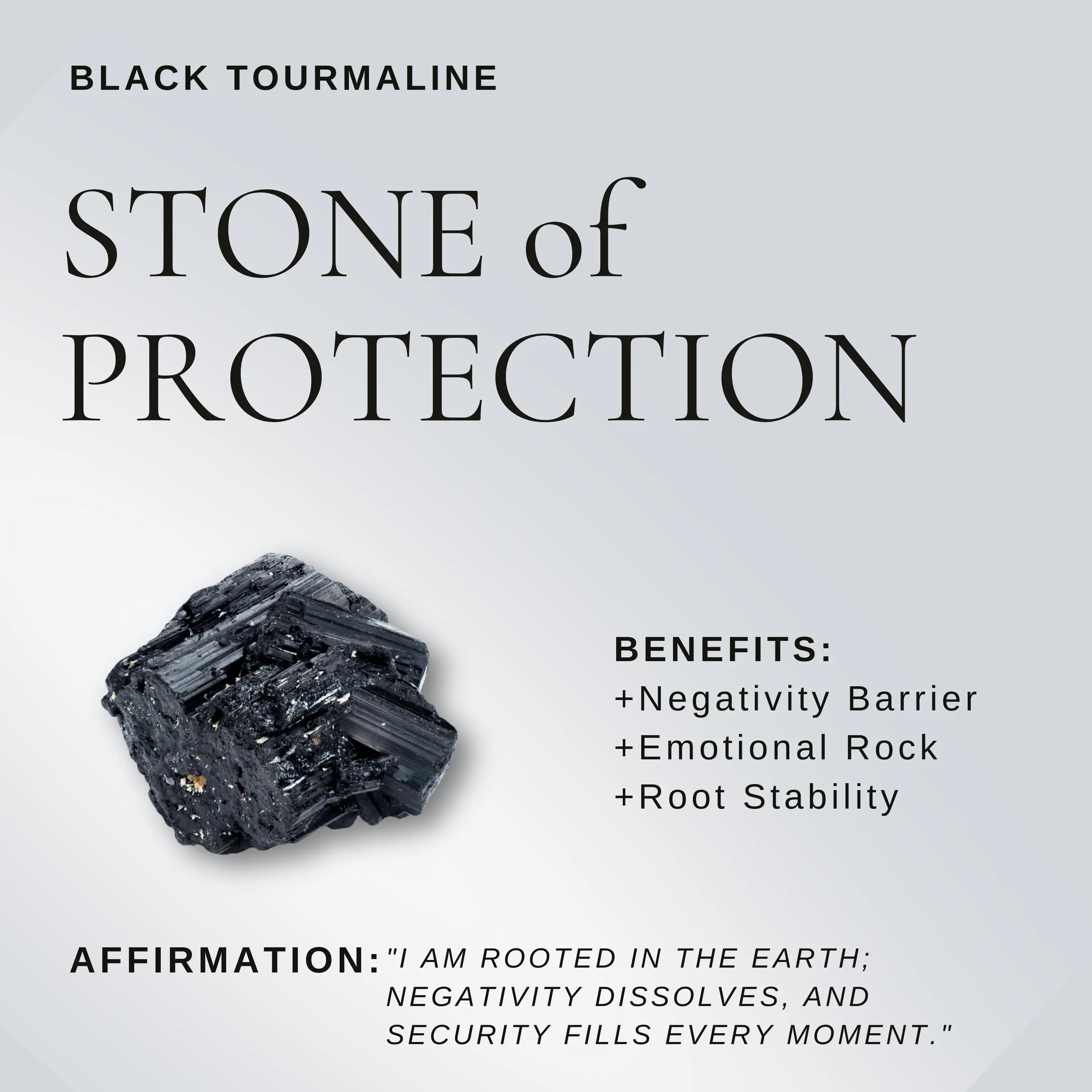 Black Rutilated Quartz Black Tourmaline Bracelet – Midnight Aura