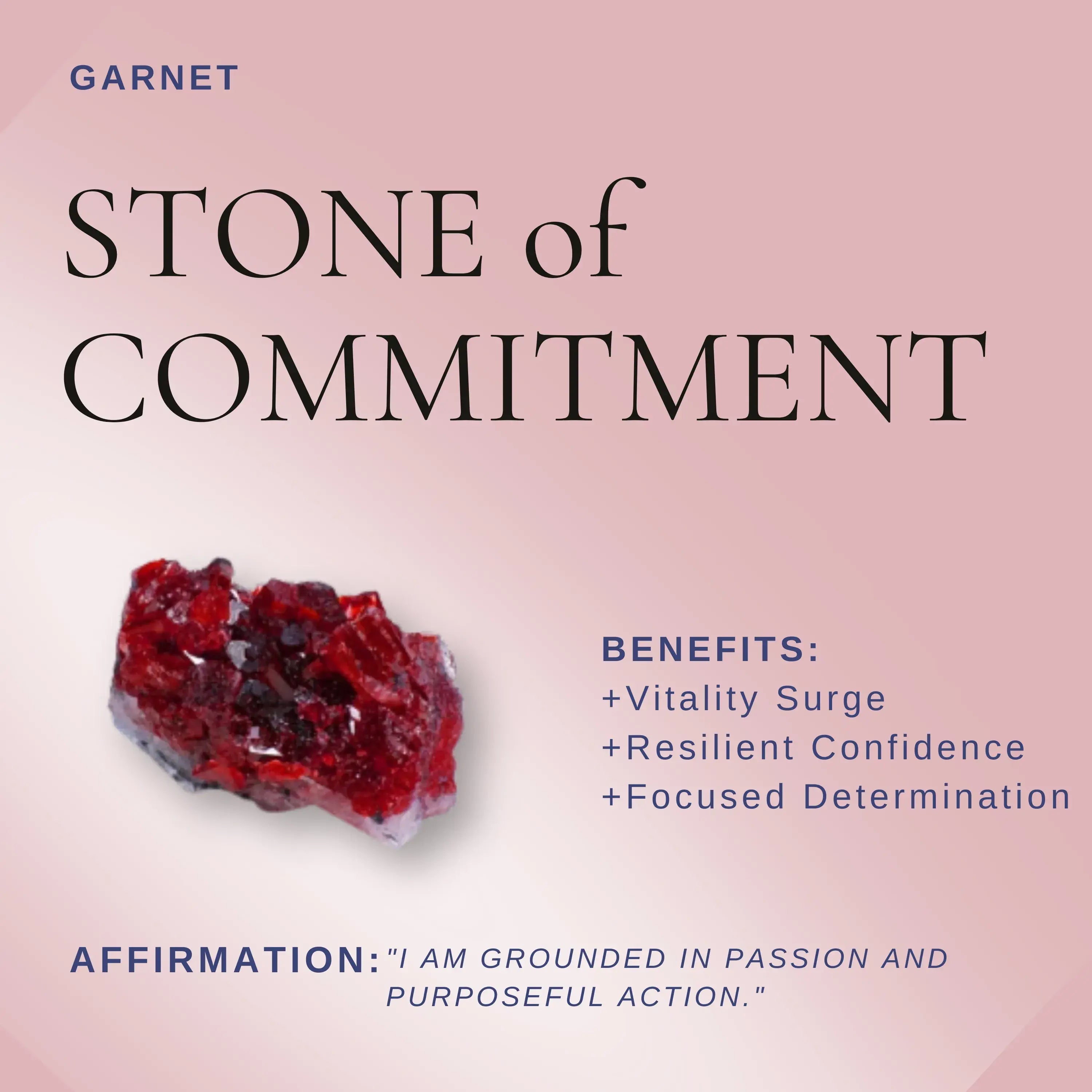 Garnet Magnetic Pendant