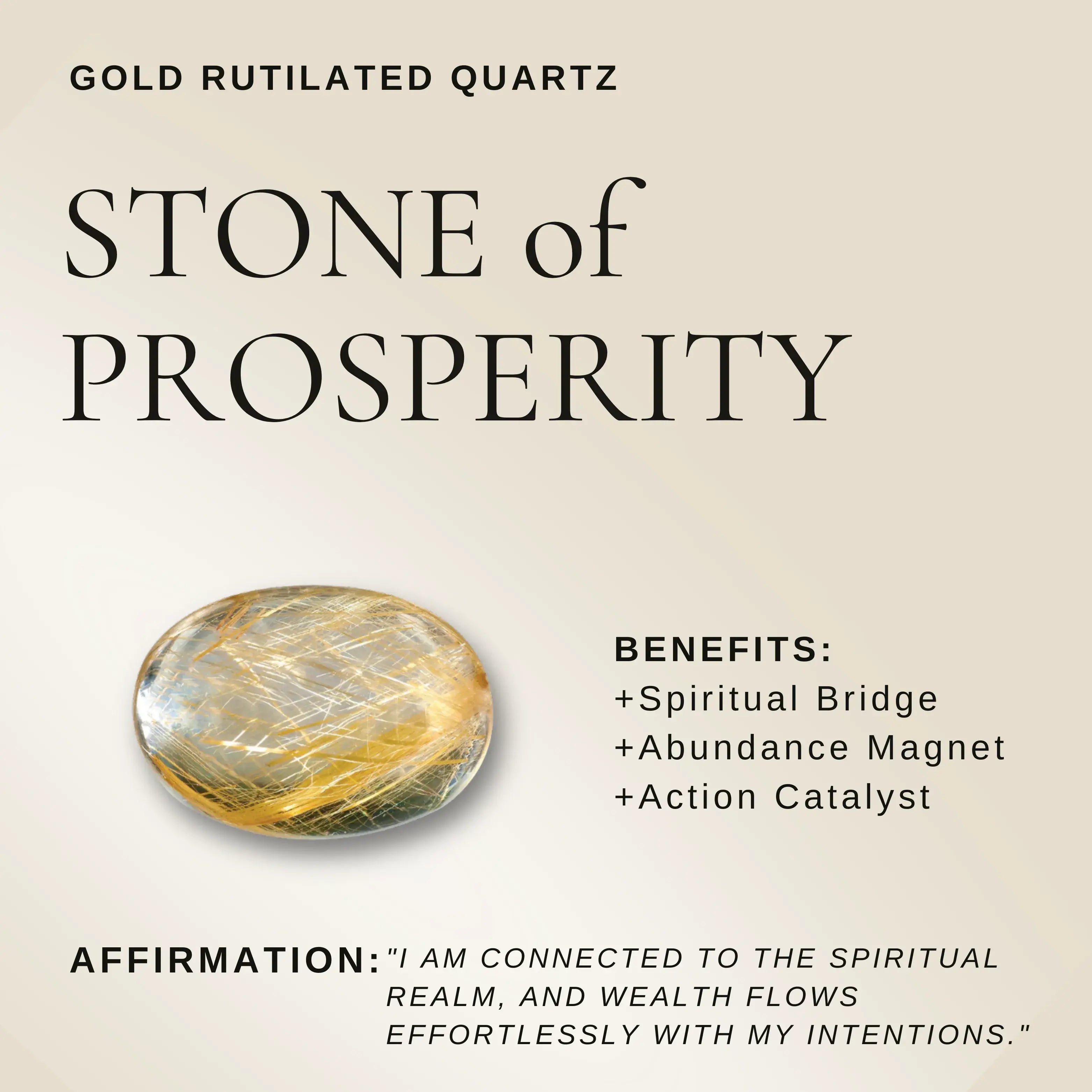Gold Rutilated Quartz Tiger's Eye Bracelet – Golden Radiance