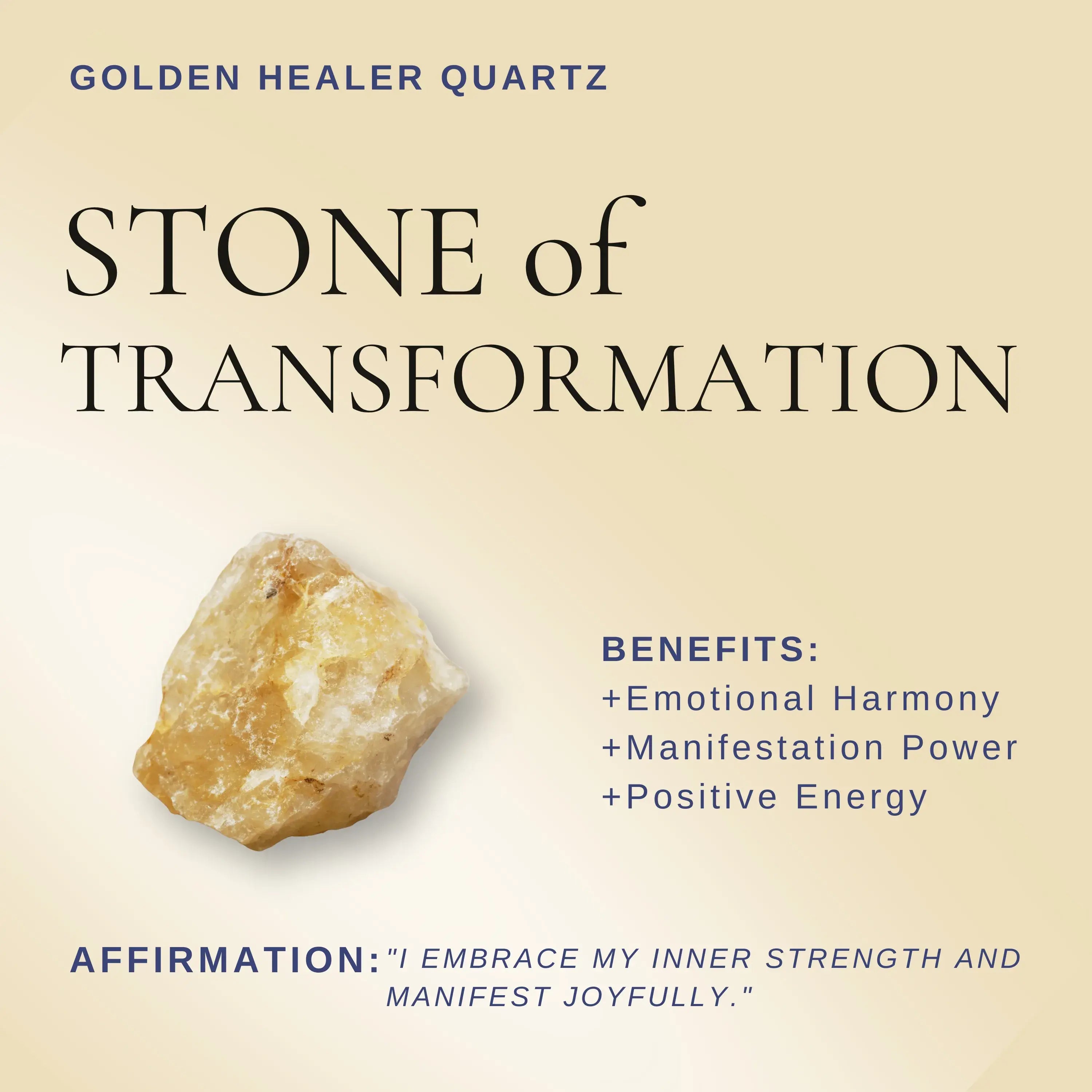 Gradient Gold Hematoid Quartz Magnetic Clasp Bracelet