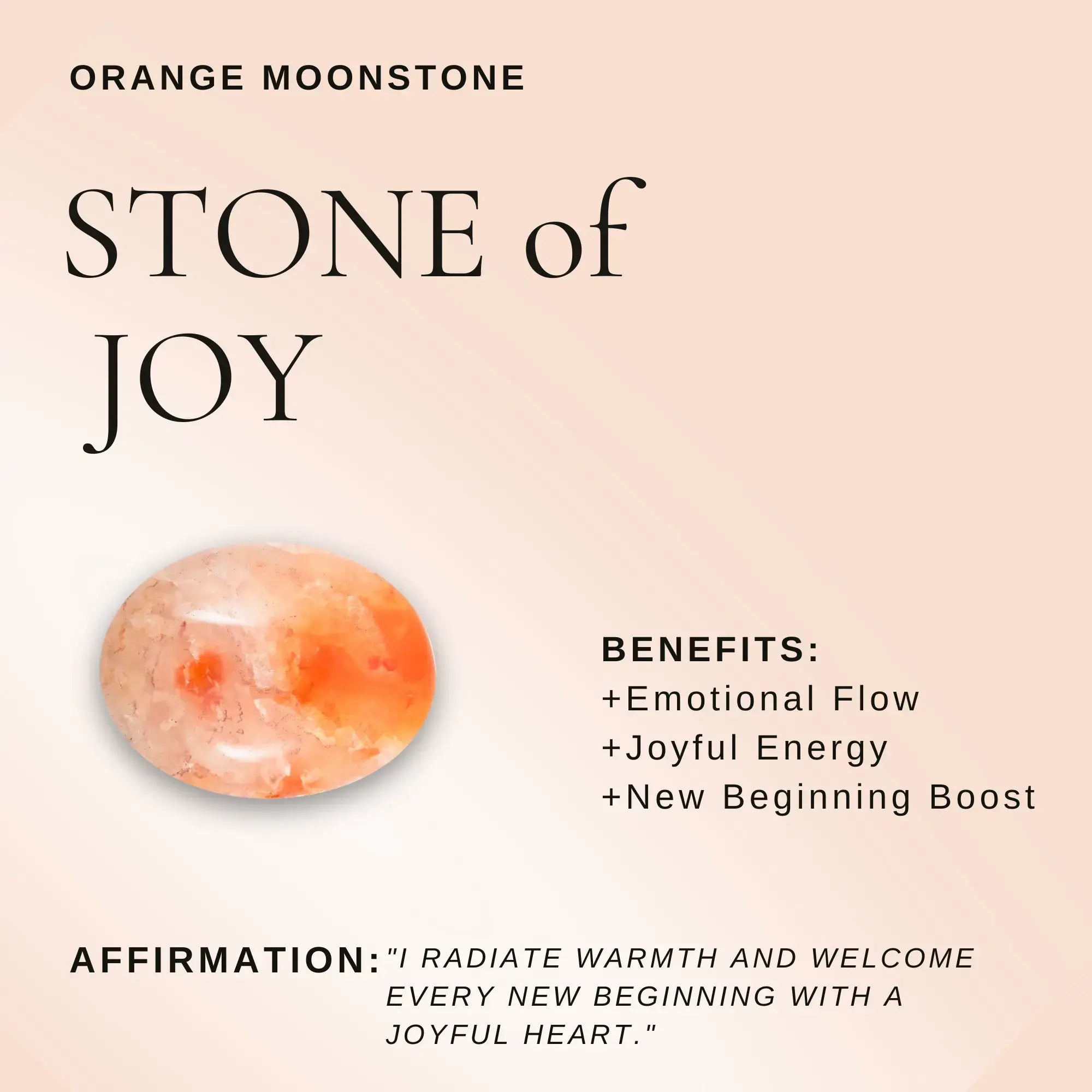 Orange Moonstone Benefit