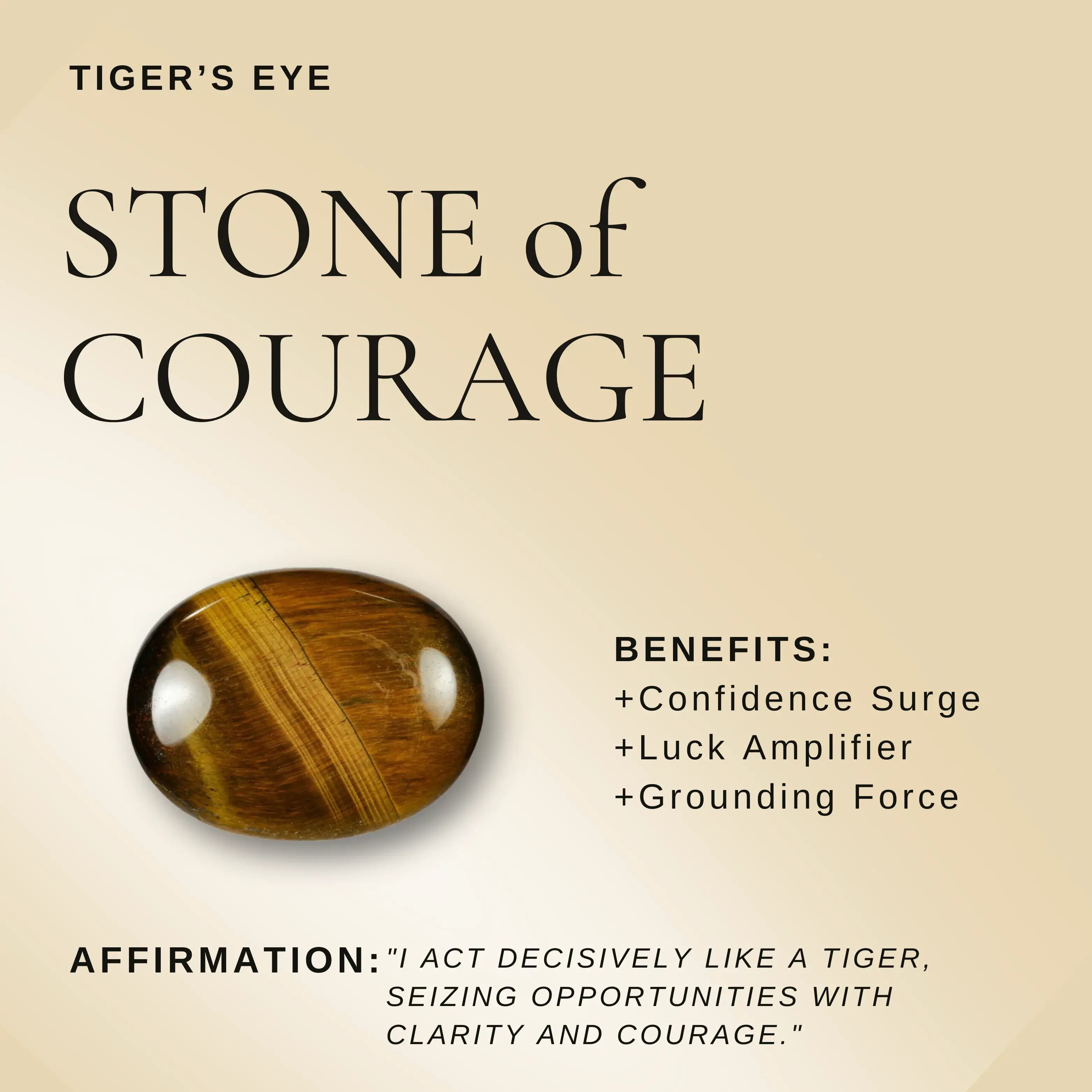 Black Rutilated Quartz Tiger’s Eye Bracelet – Twilight Ember