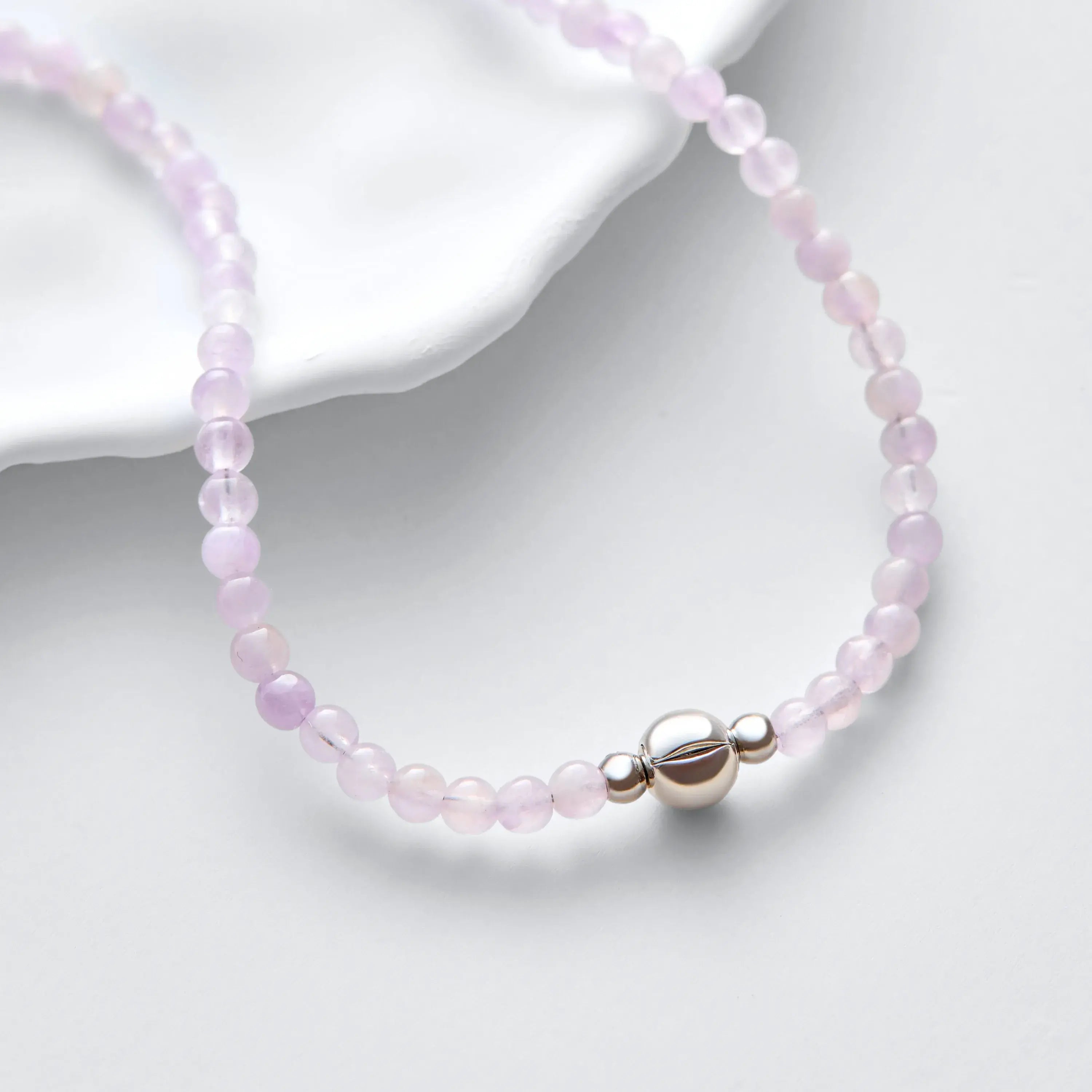 Lavender Amethyst Magnetic Clasp Necklace