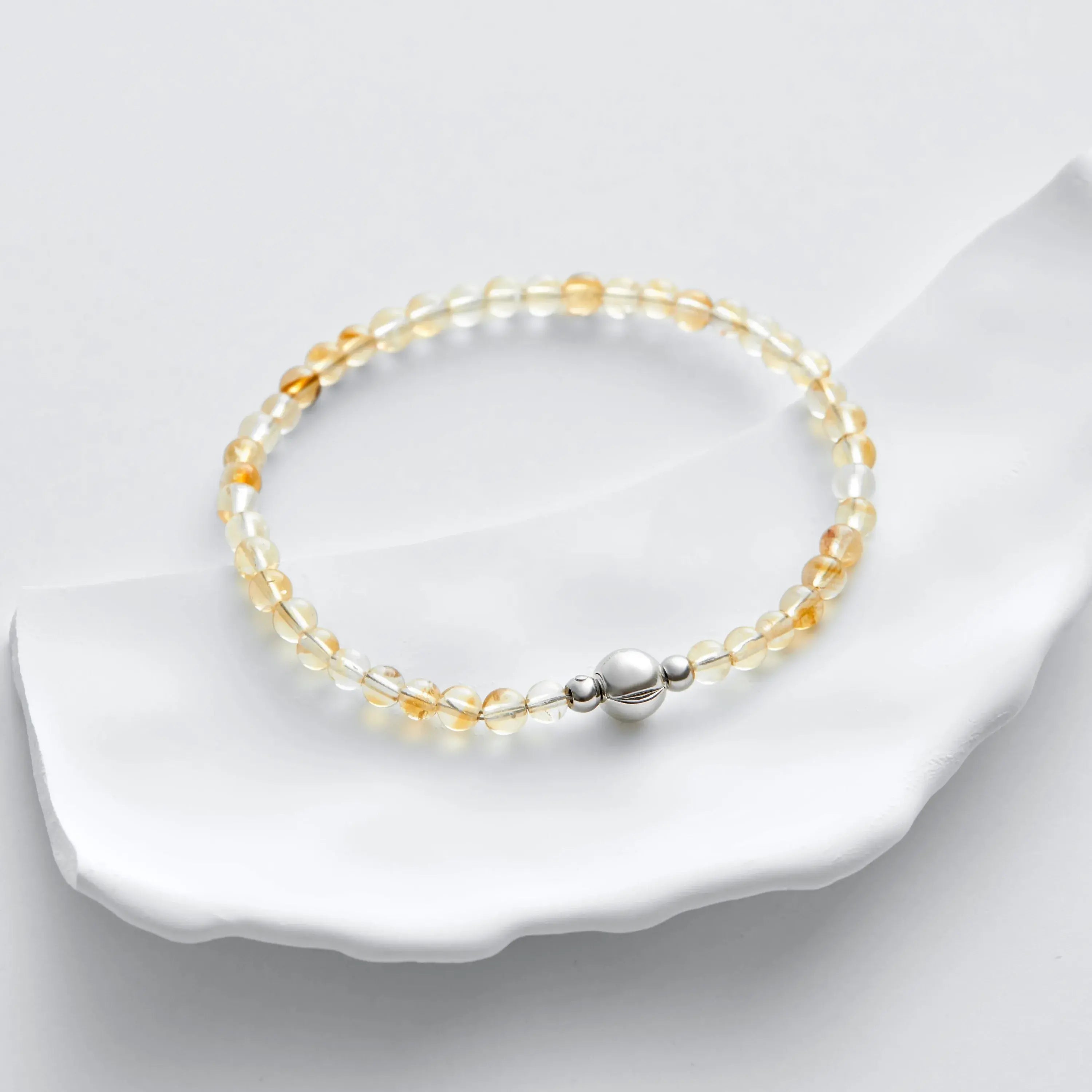Yellow Topaz Magnetic Clasp Bracelet