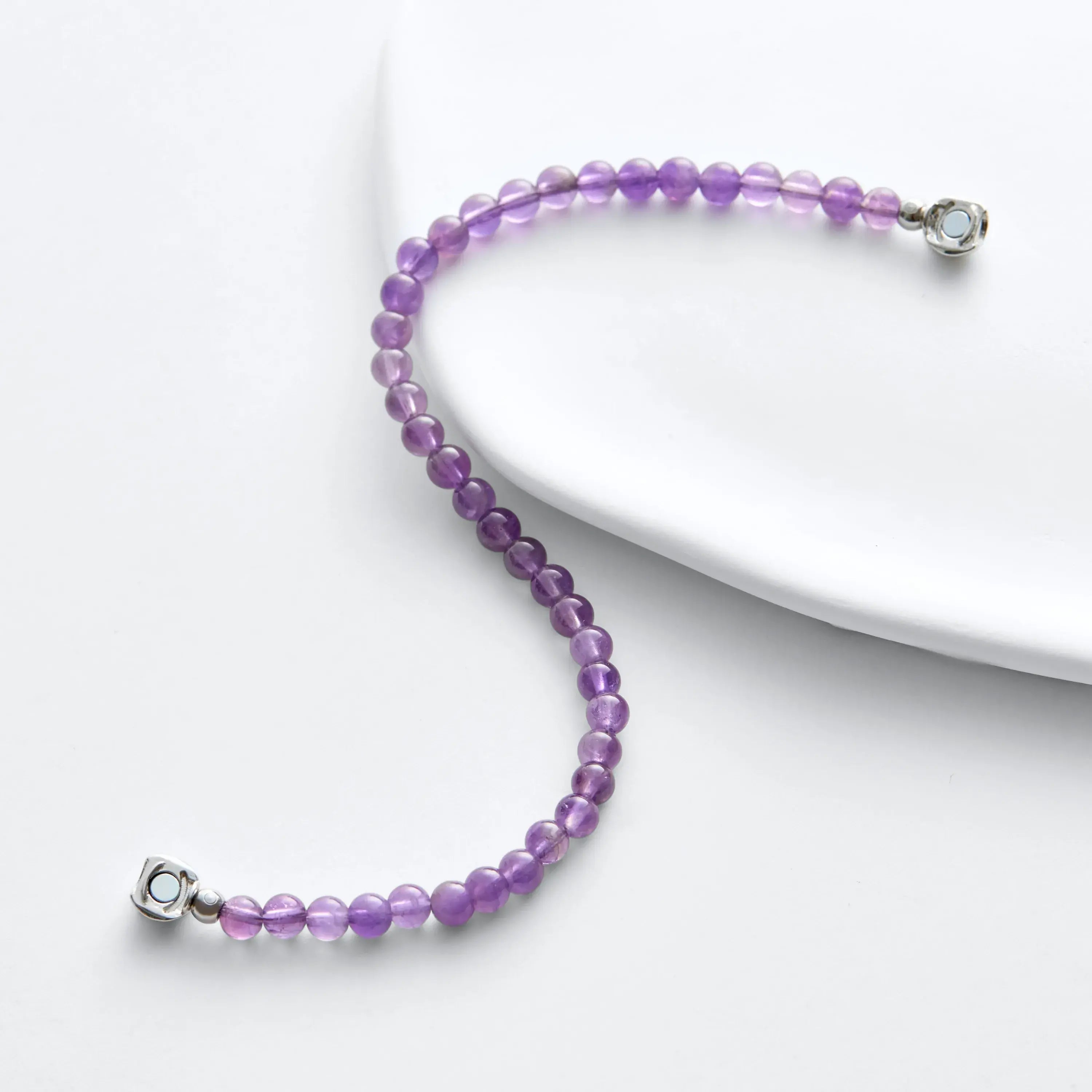 Amethyst Magnetic Clasp Bracelet