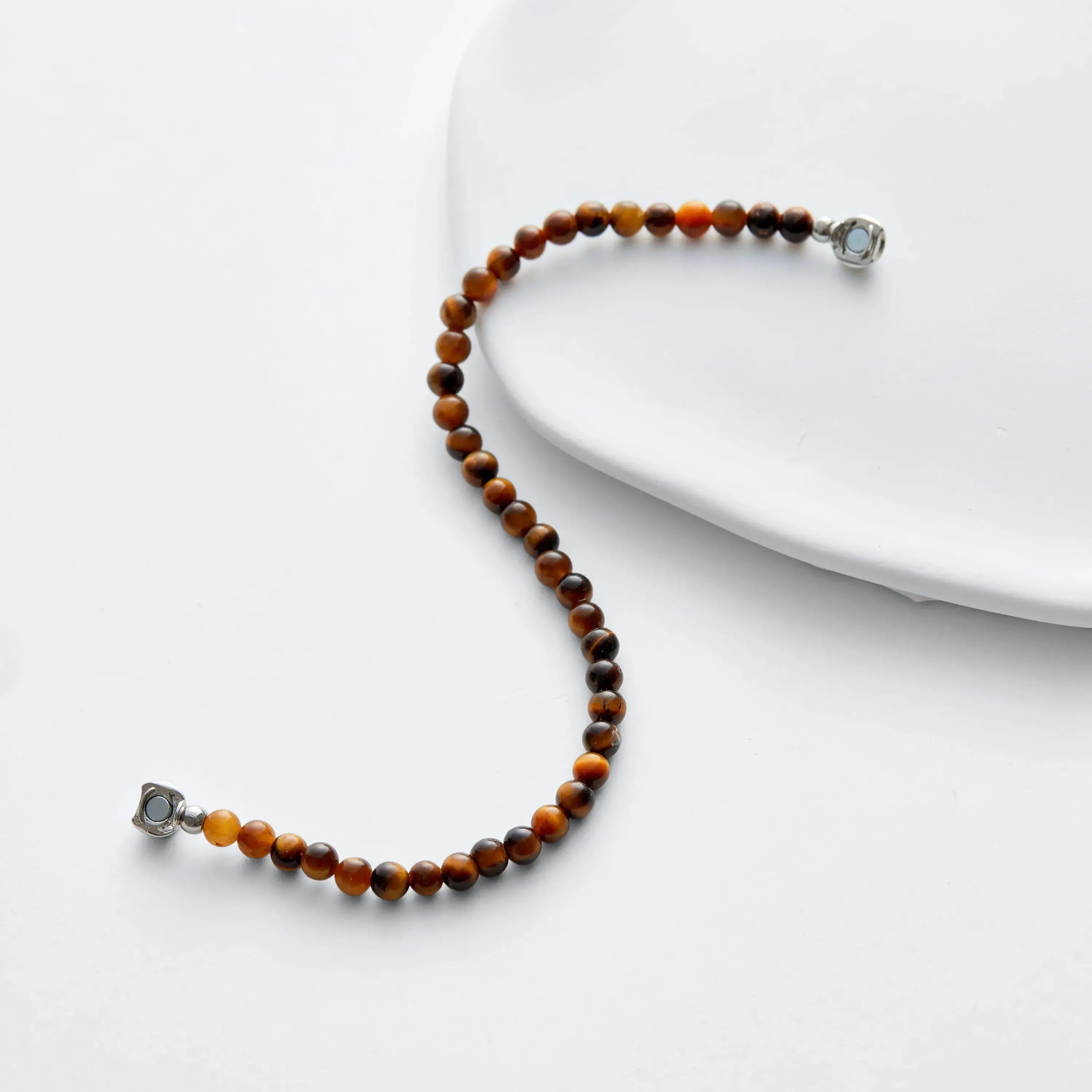 Tiger's Eye Magnetic Clasp Bracelet