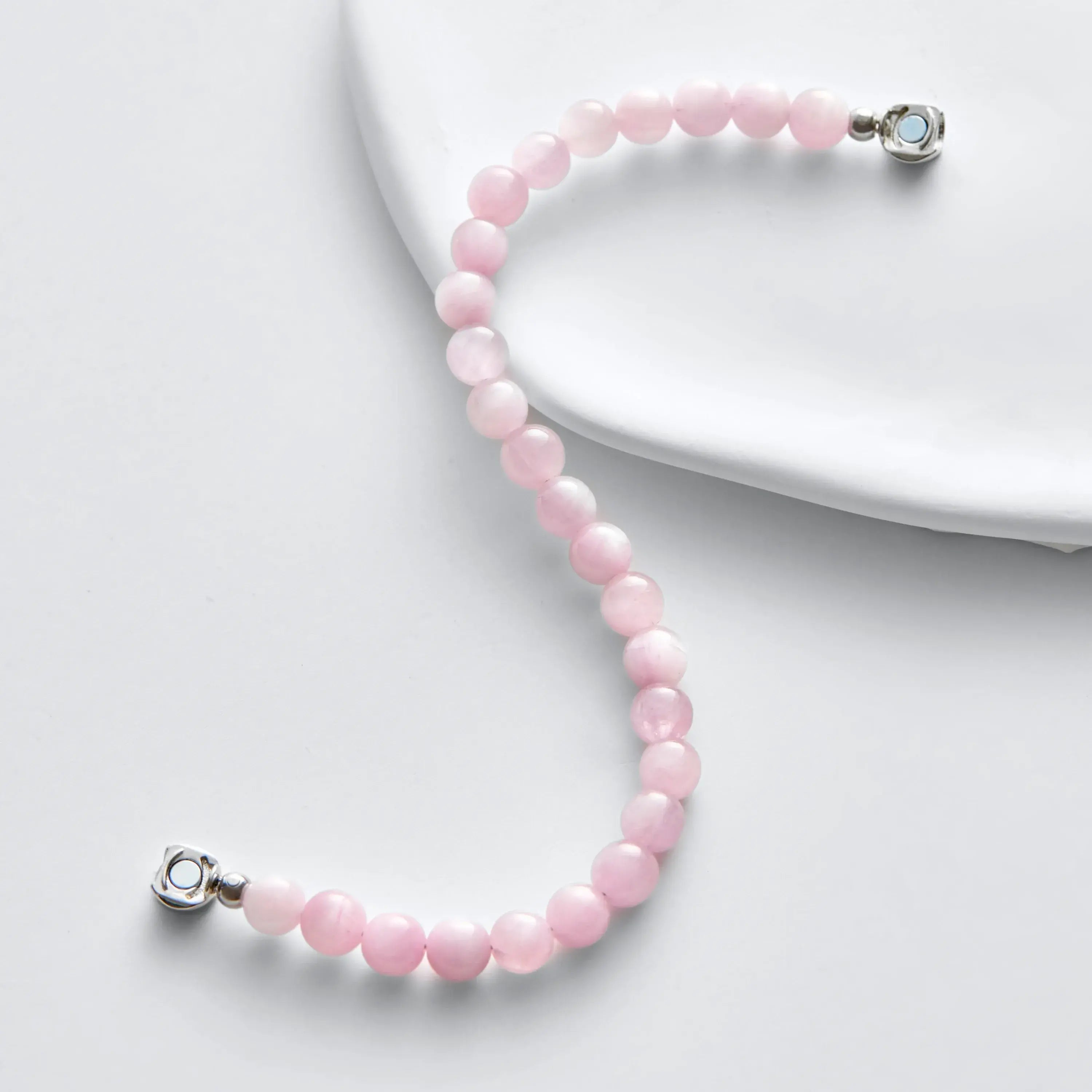 Kunzite Magnetic Clasp Bracelet