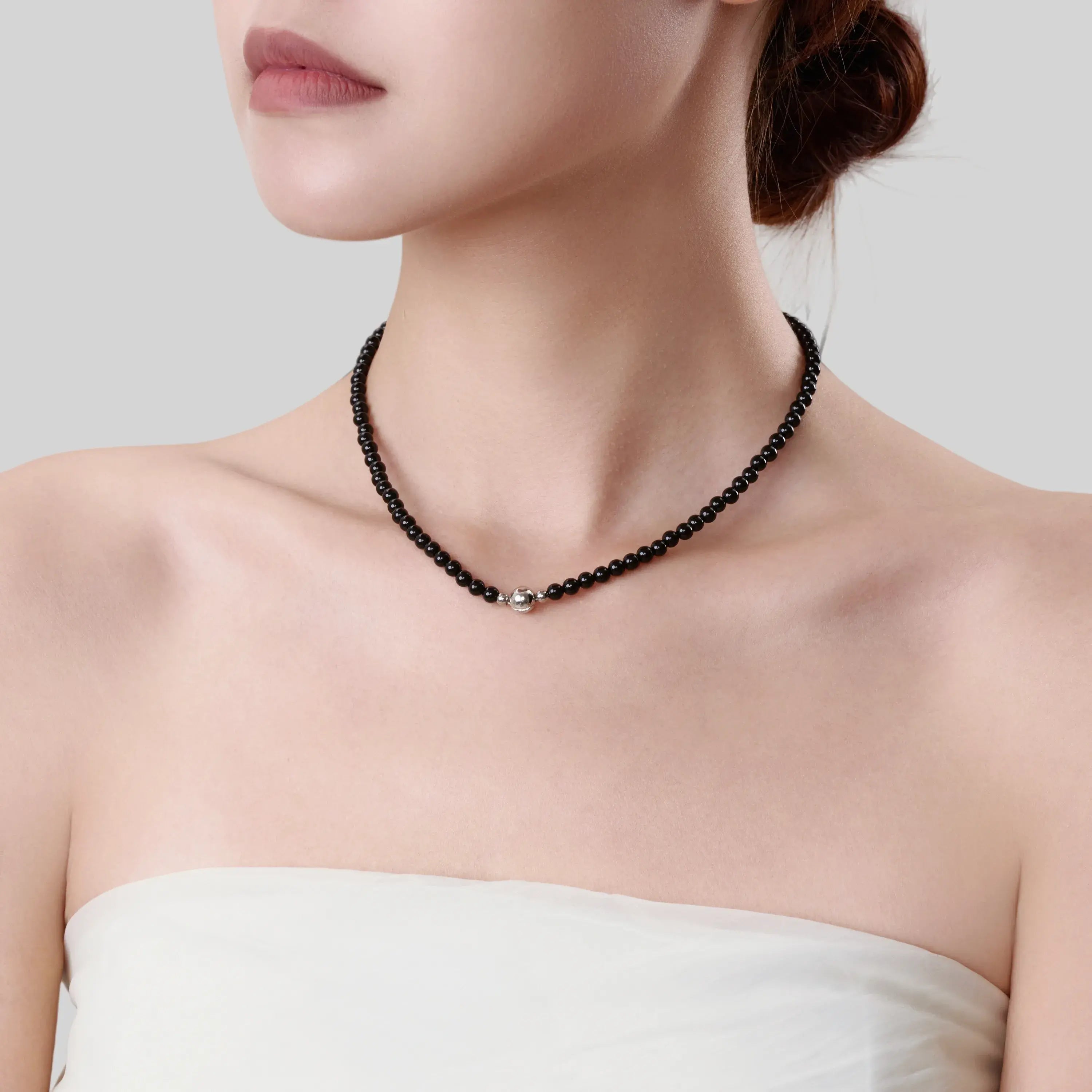 Obsidian Magnetic Clasp Necklace