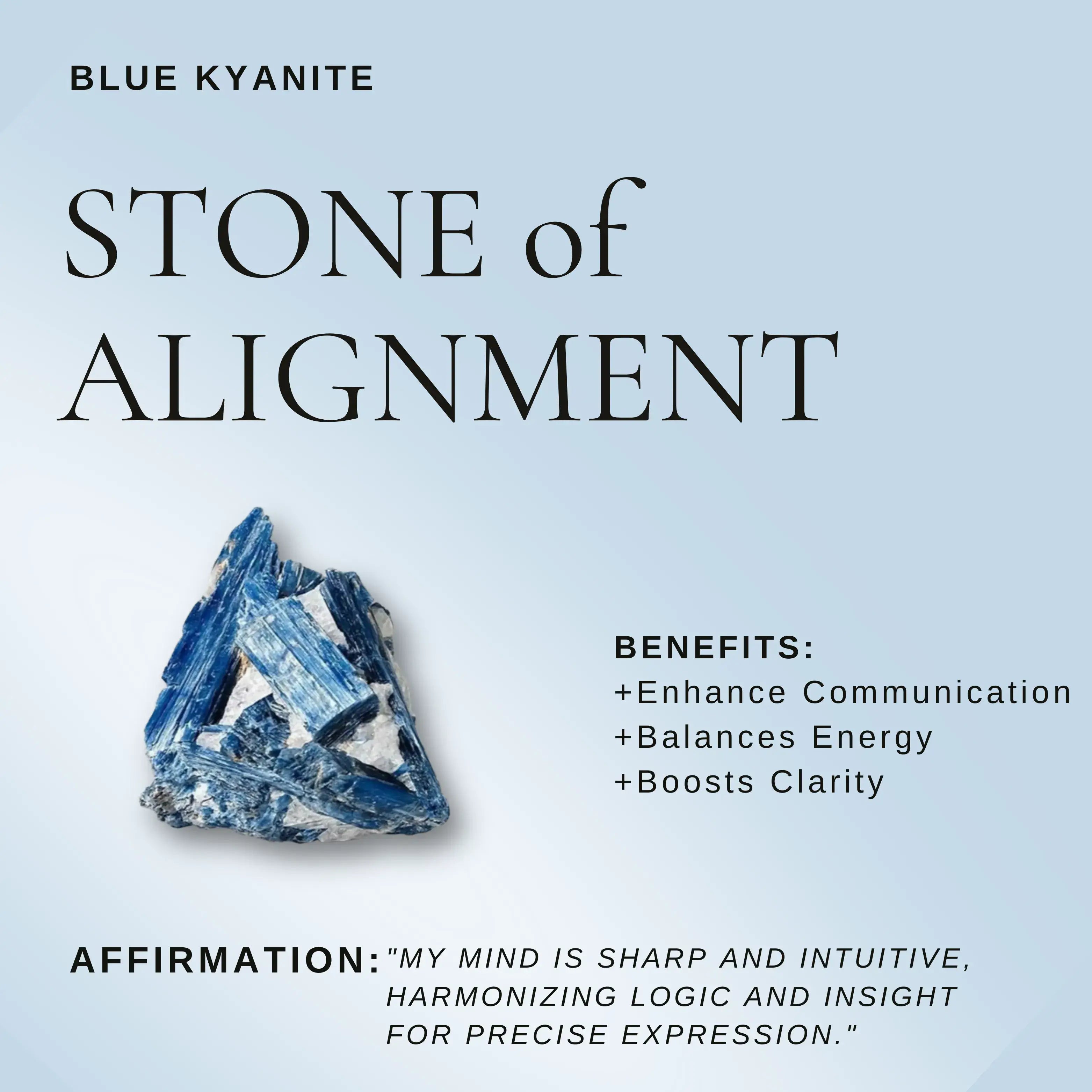 Blue Kyanite Bracelet - Midnight Mysteries