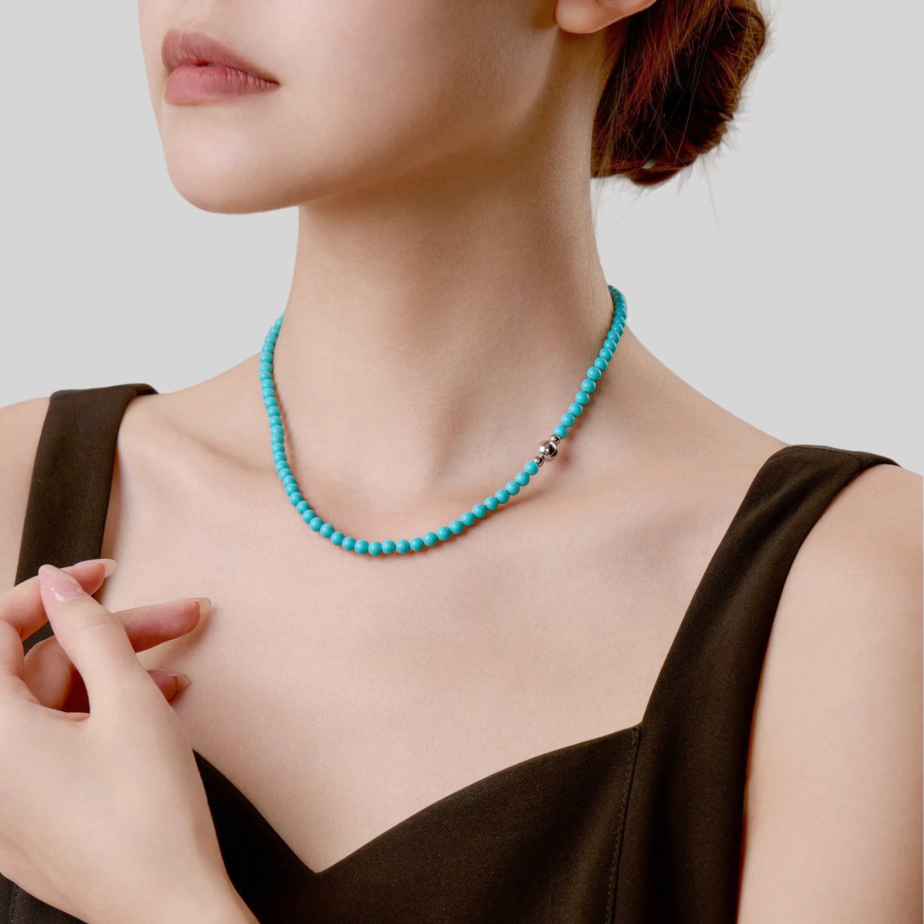 Turquoise Magnetic Clasp Necklace