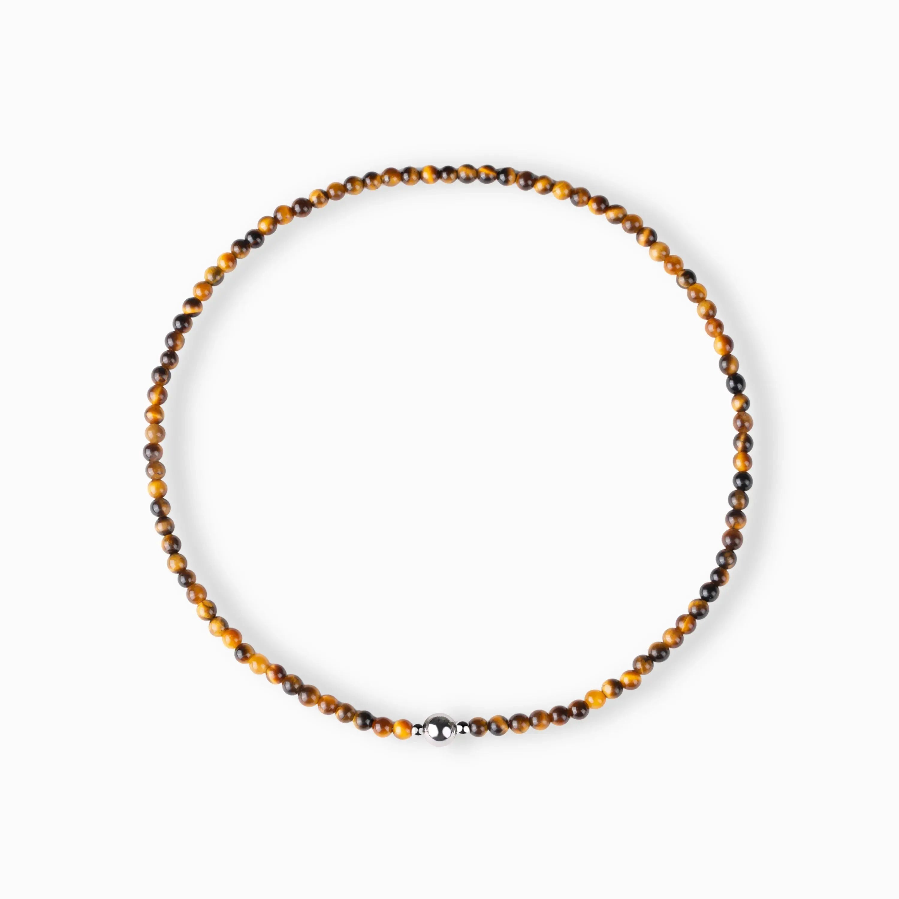 Tiger's Eye Magnetic Clasp Necklace