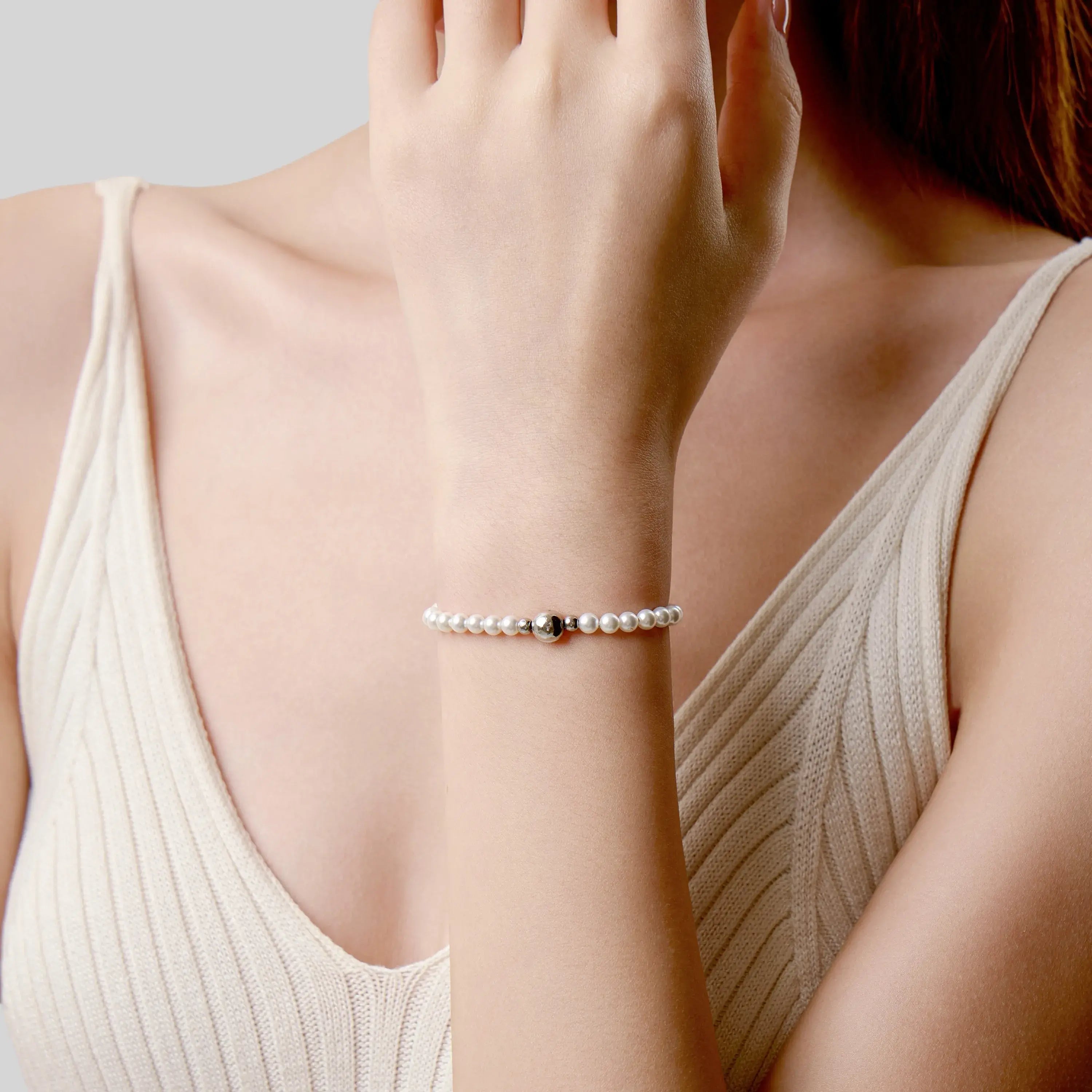 Natural Pearl Magnetic Clasp Bracelet