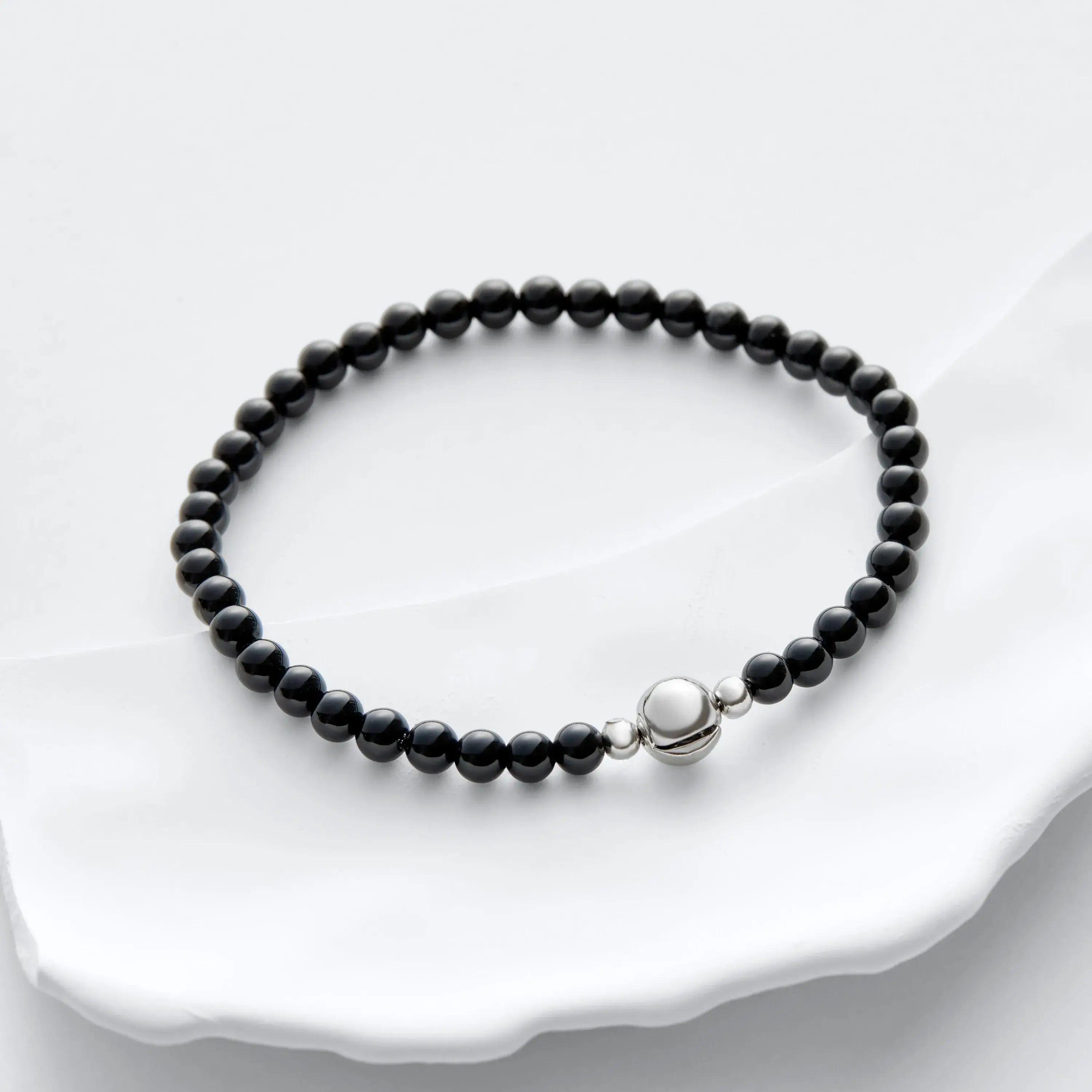 Obsidian Magnetic Clasp Bracelet