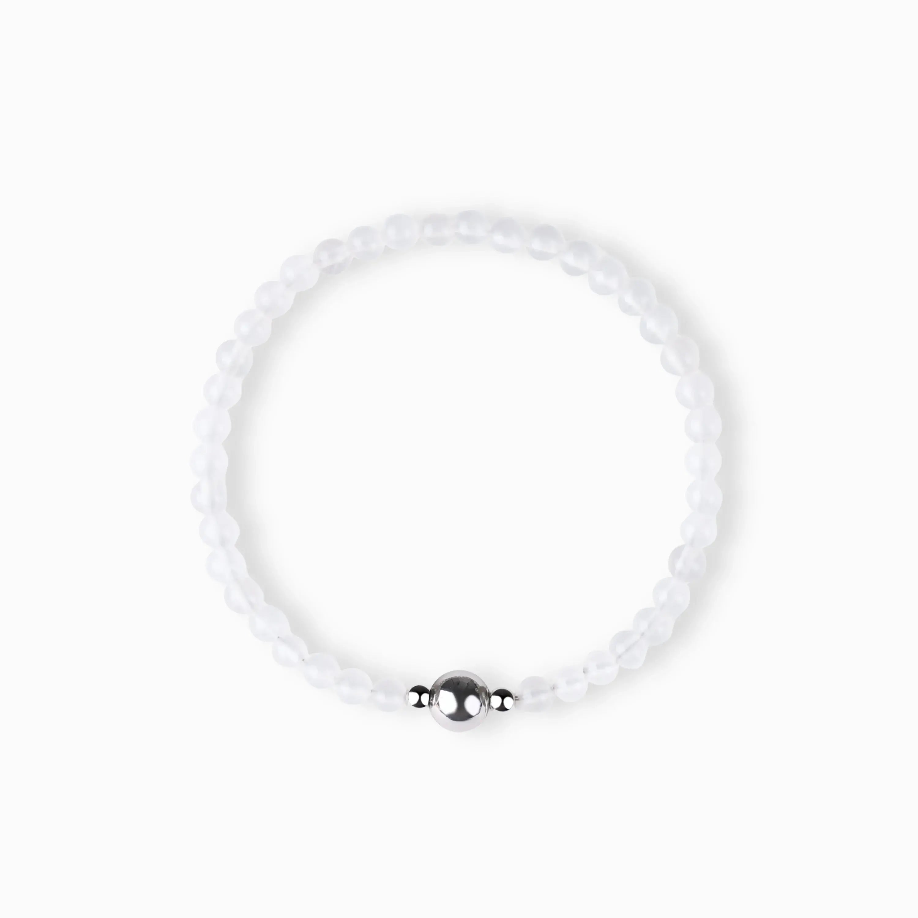 White Jade Magnetic Clasp Bracelet