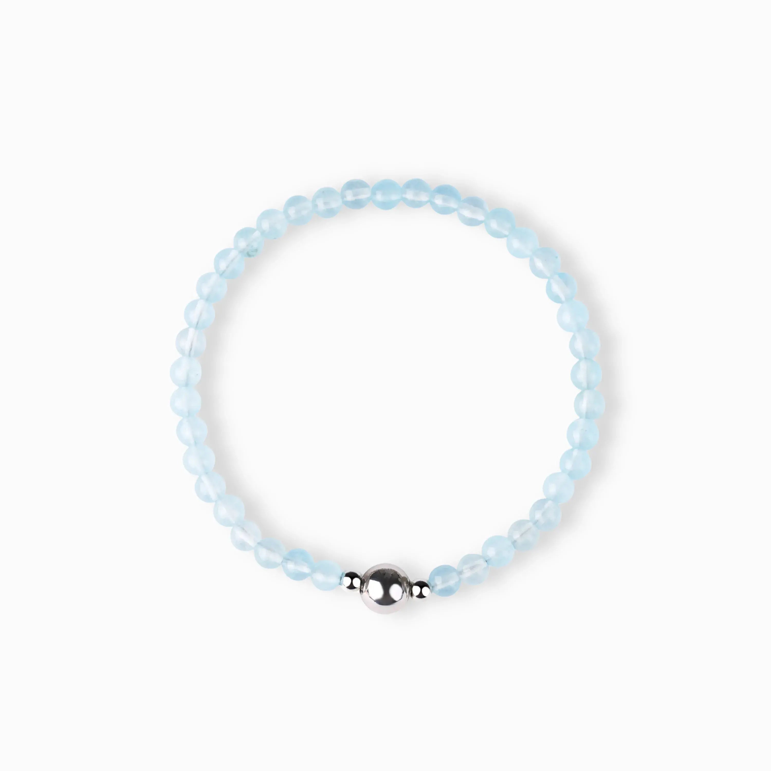 Aquamarine Magnetic Clasp Bracelet