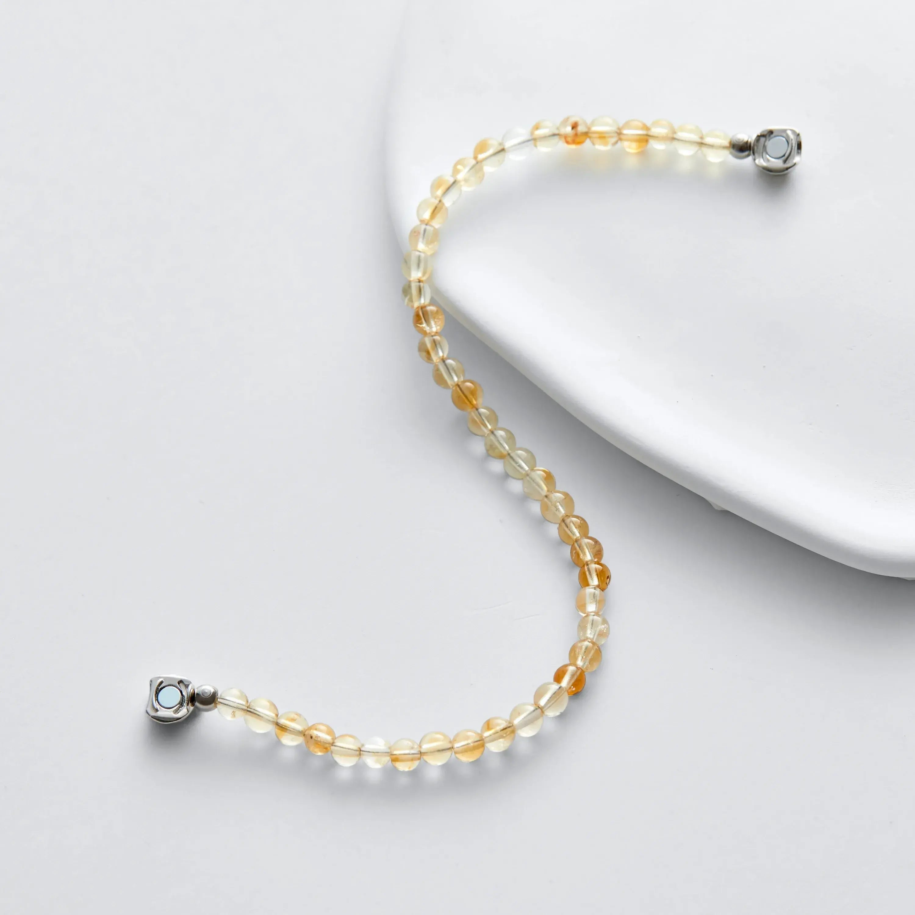 Yellow Topaz Magnetic Clasp Bracelet