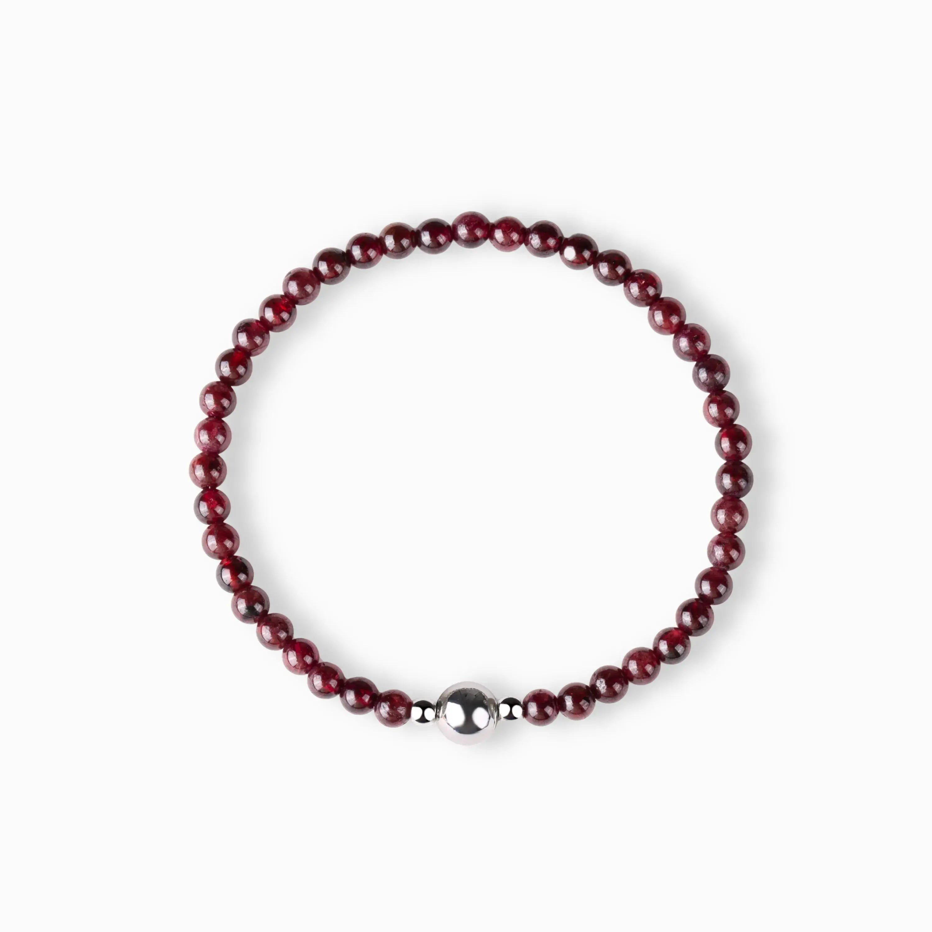 Garnet Magnetic Clasp Bracelet