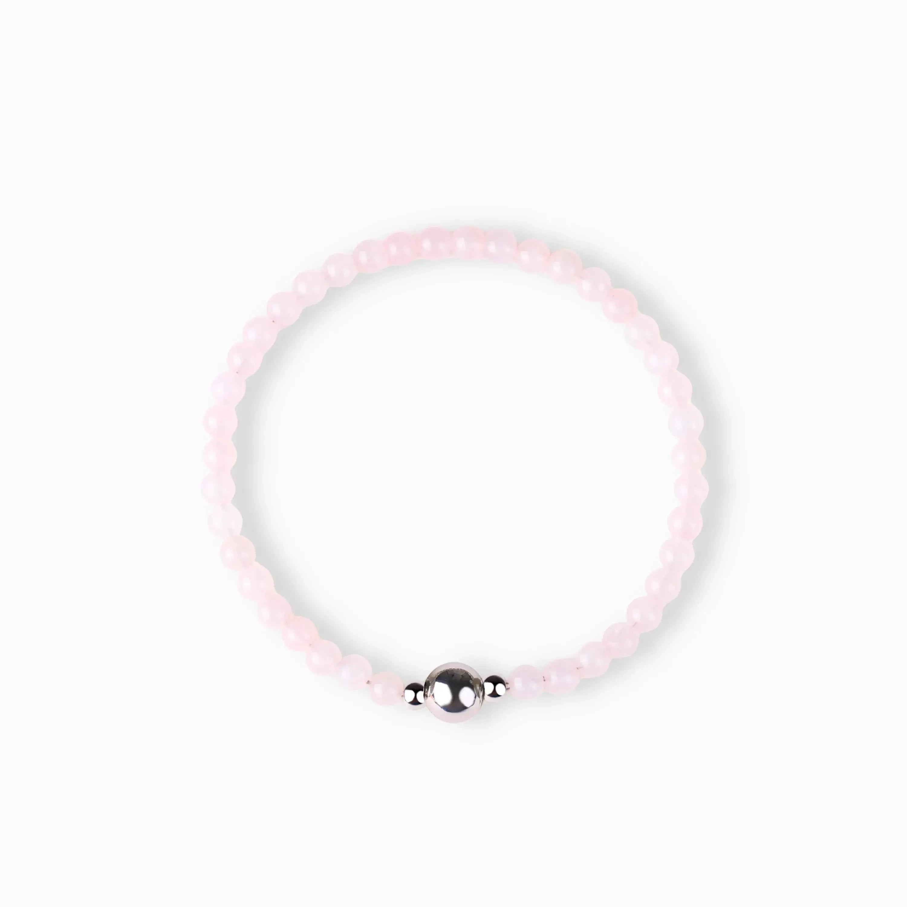 Rose Quartz Magnetic Clasp Bracelet