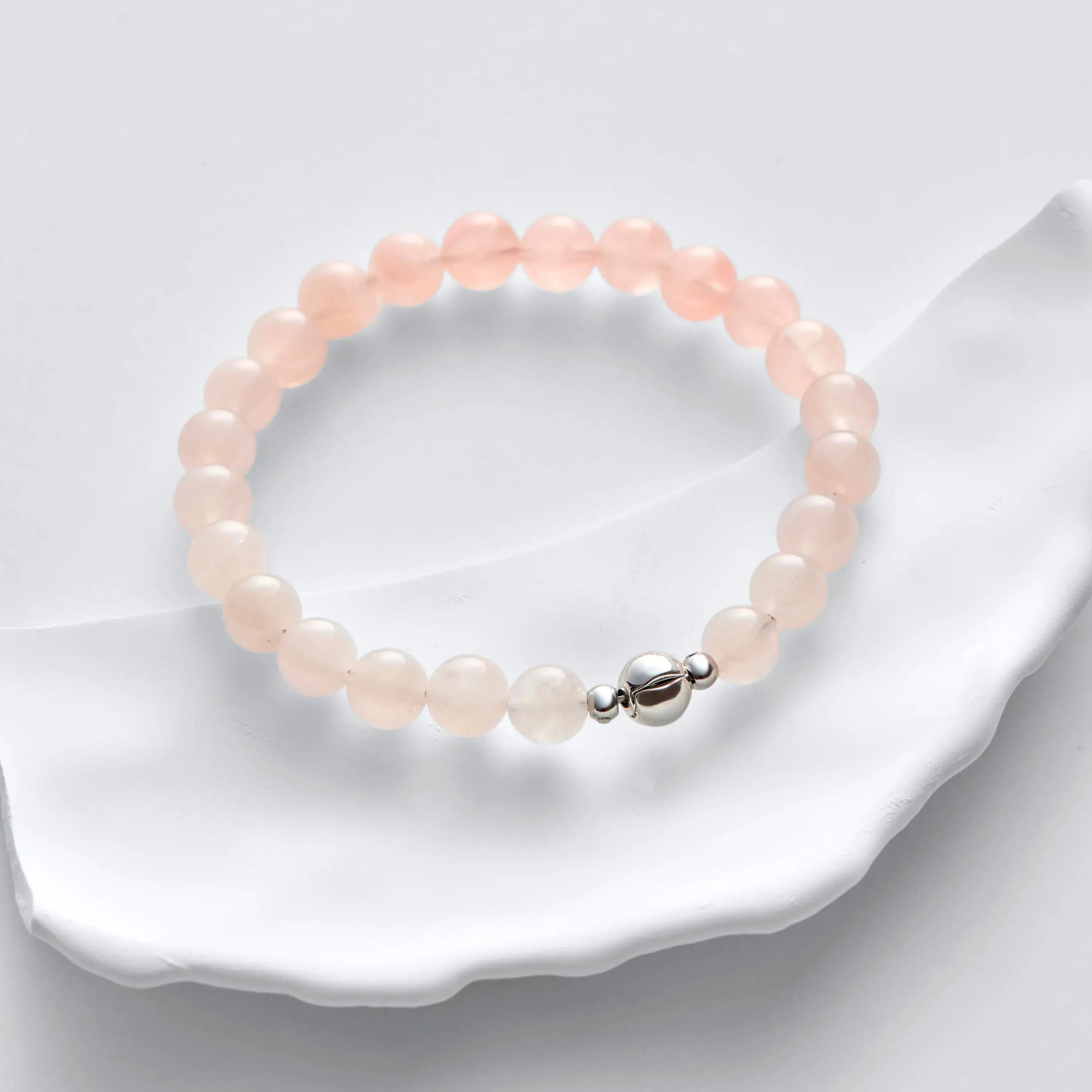 Gradient Pink Pomelo Magnetic Clasp Bracelet