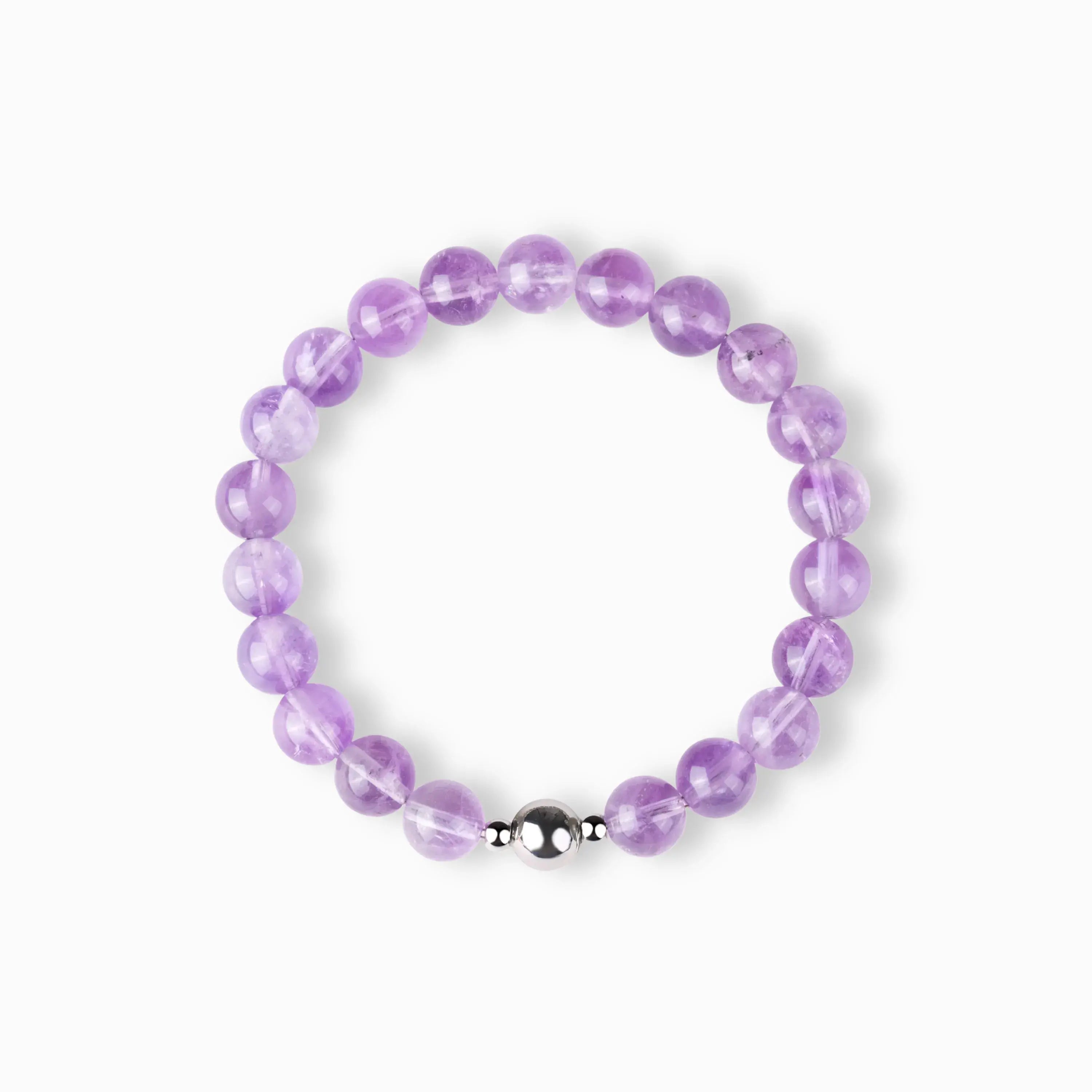 Light Amethyst Magnetic Clasp Bracelet