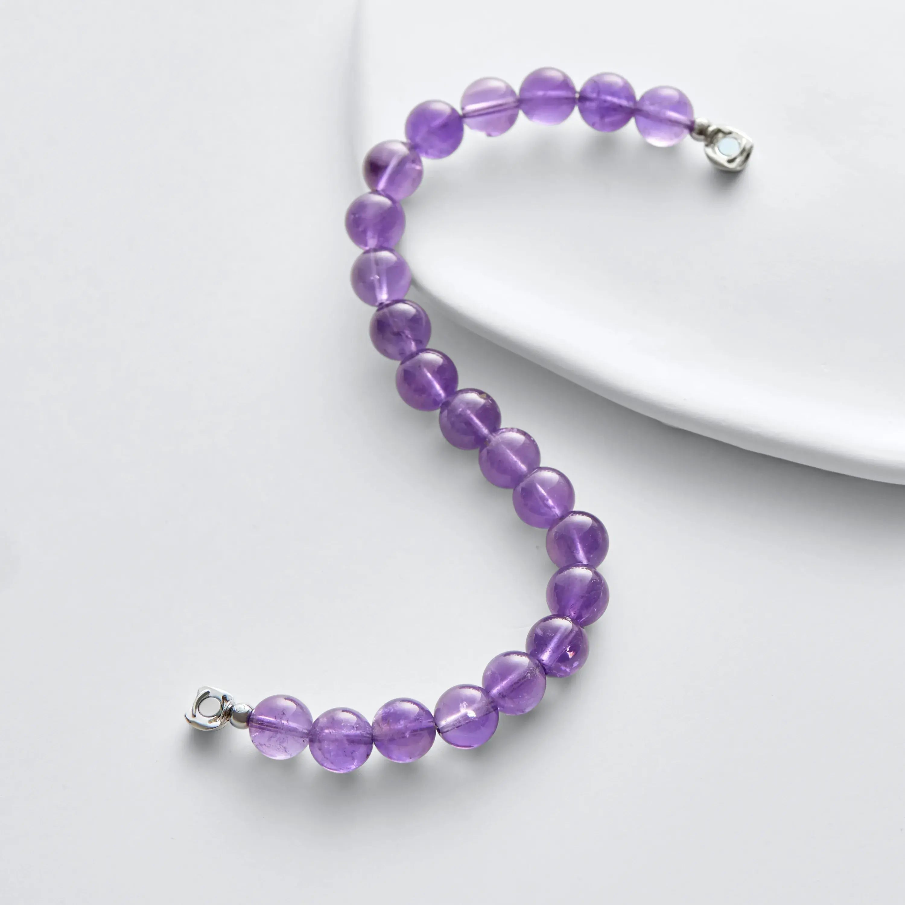 Deep Amethyst Magnetic Clasp Bracelet