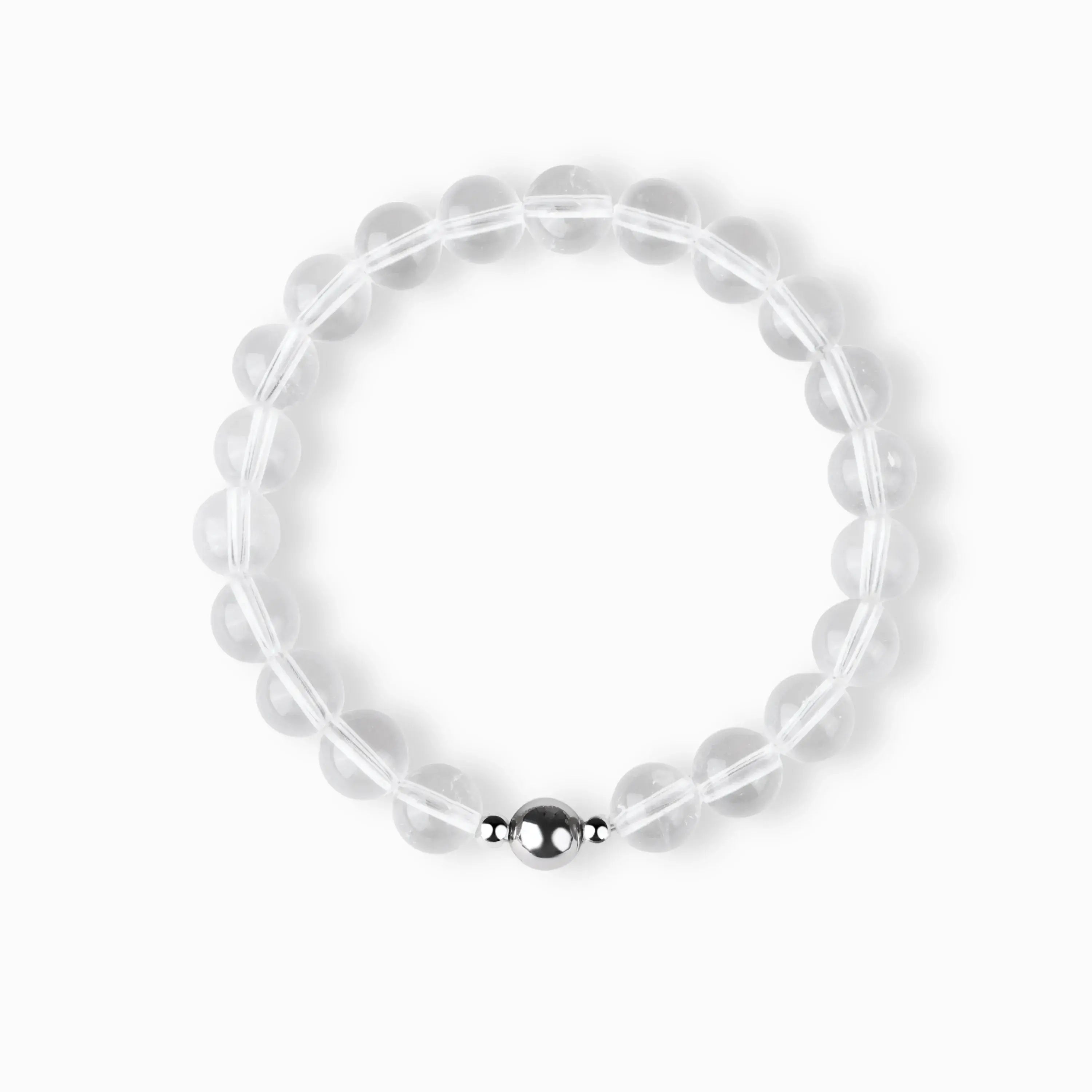 Clear Quartz Magnetic Clasp Bracelet