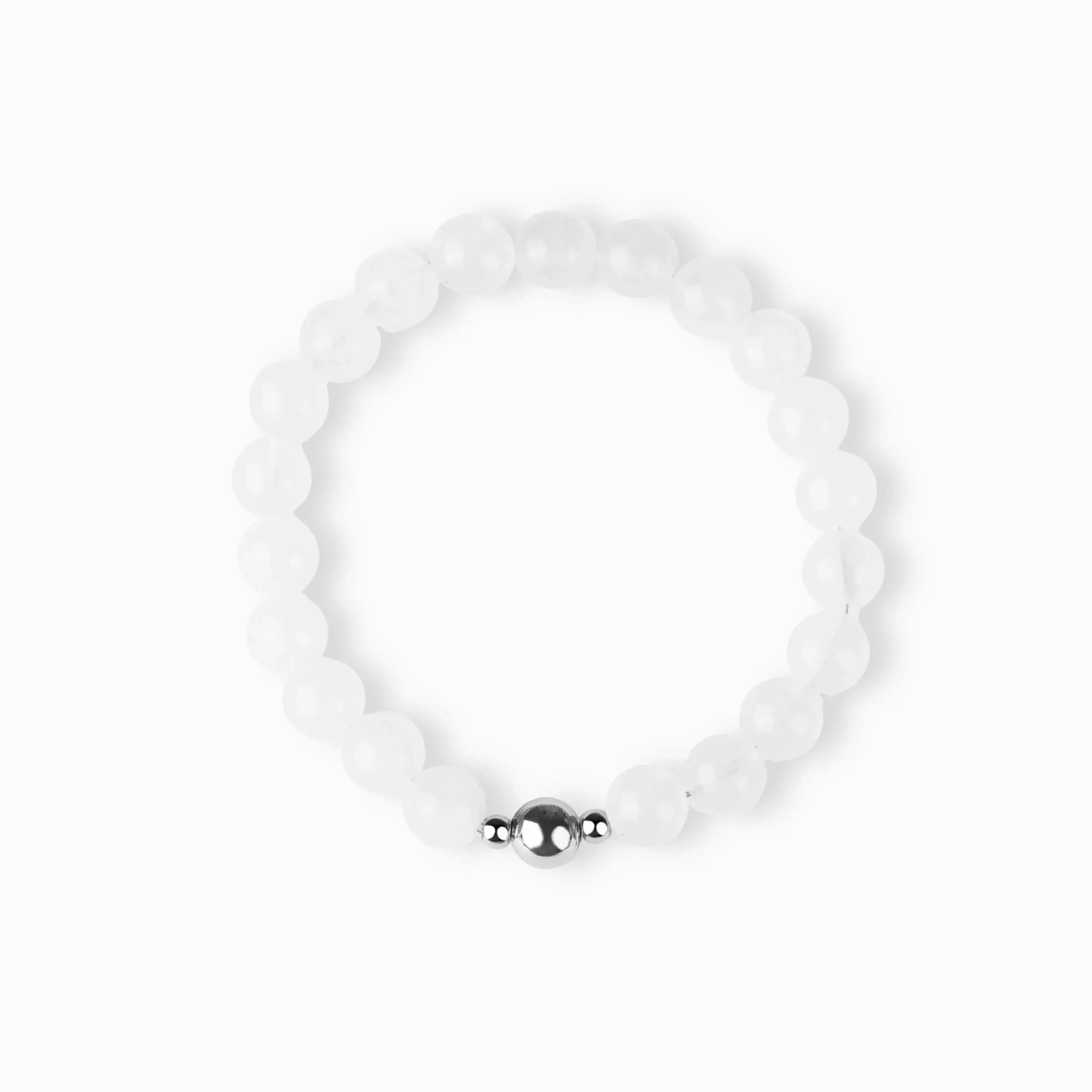 White Jade Magnetic Buckle Bracelet