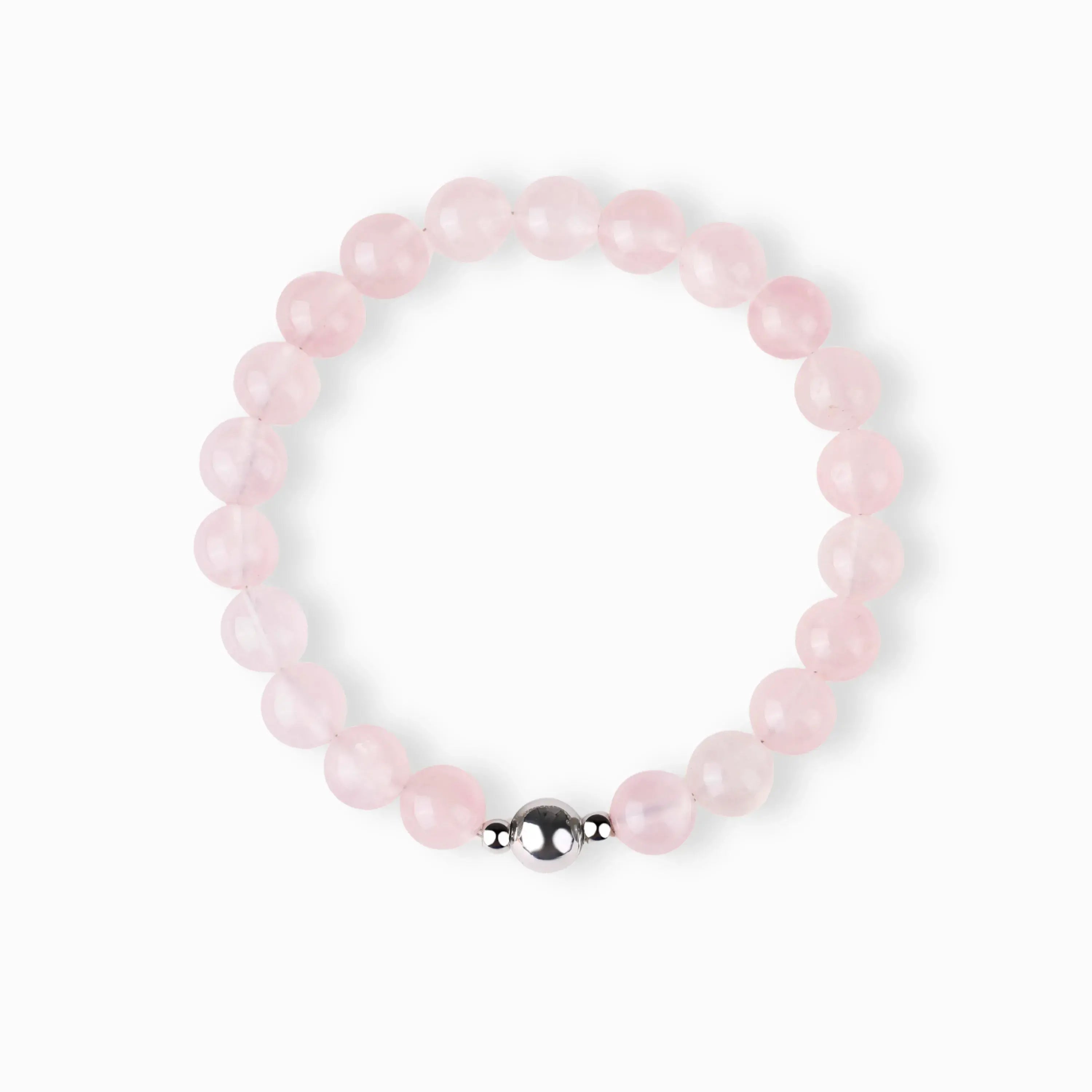 Awakendust Rose Quartz Magnetic Clasp Bracelet