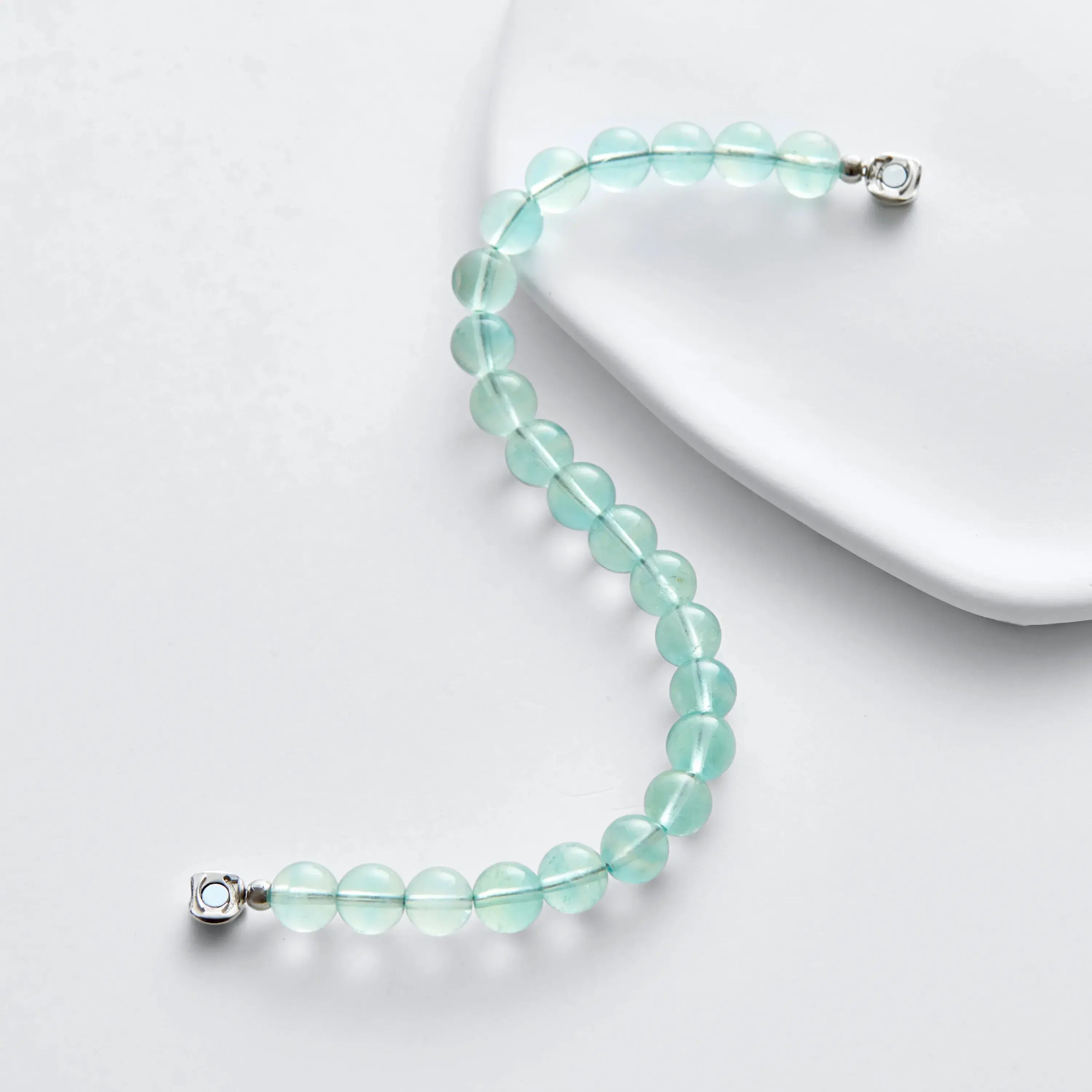 Green Fluorite Magnetic Clasp Bracelet