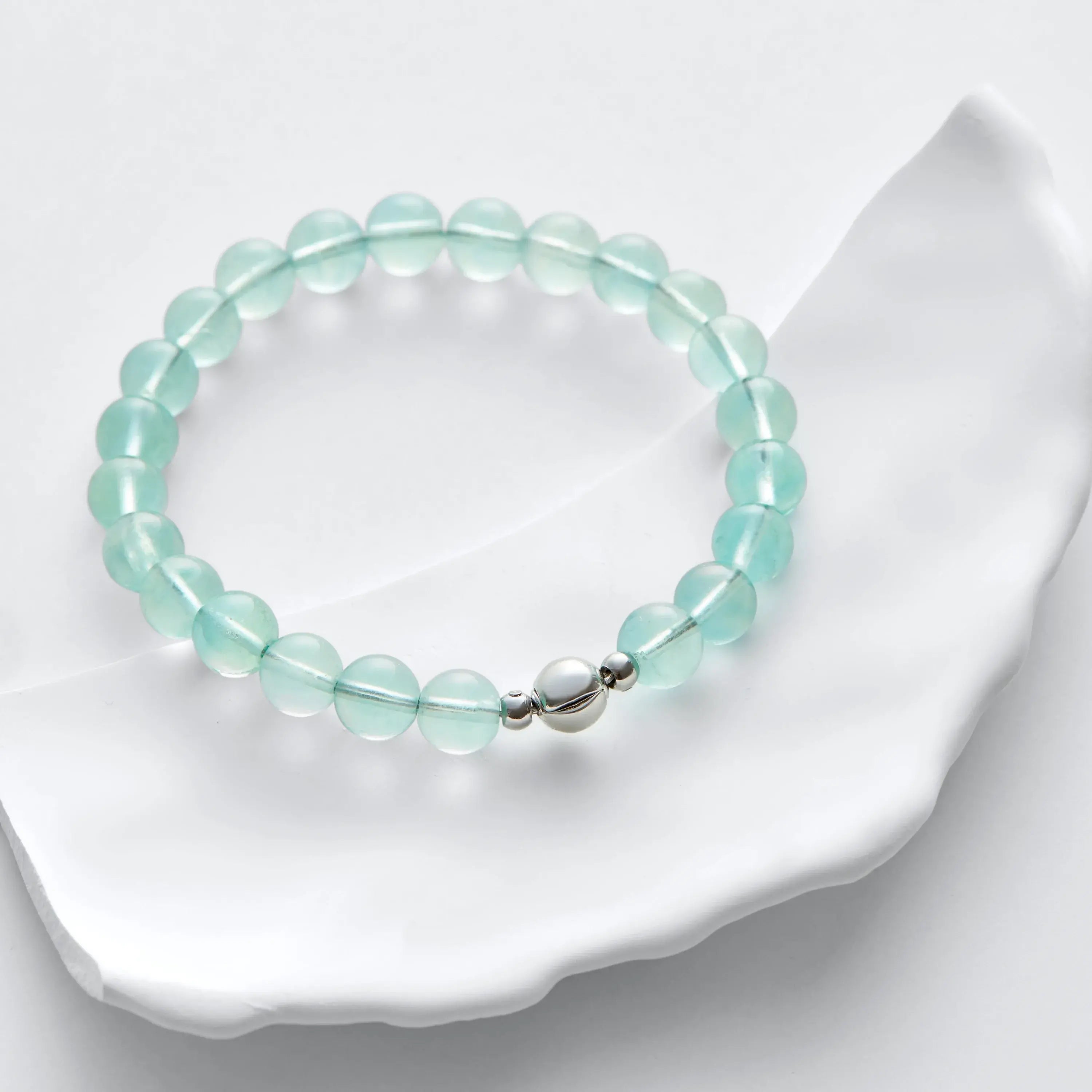 Green Fluorite Magnetic Clasp Bracelet