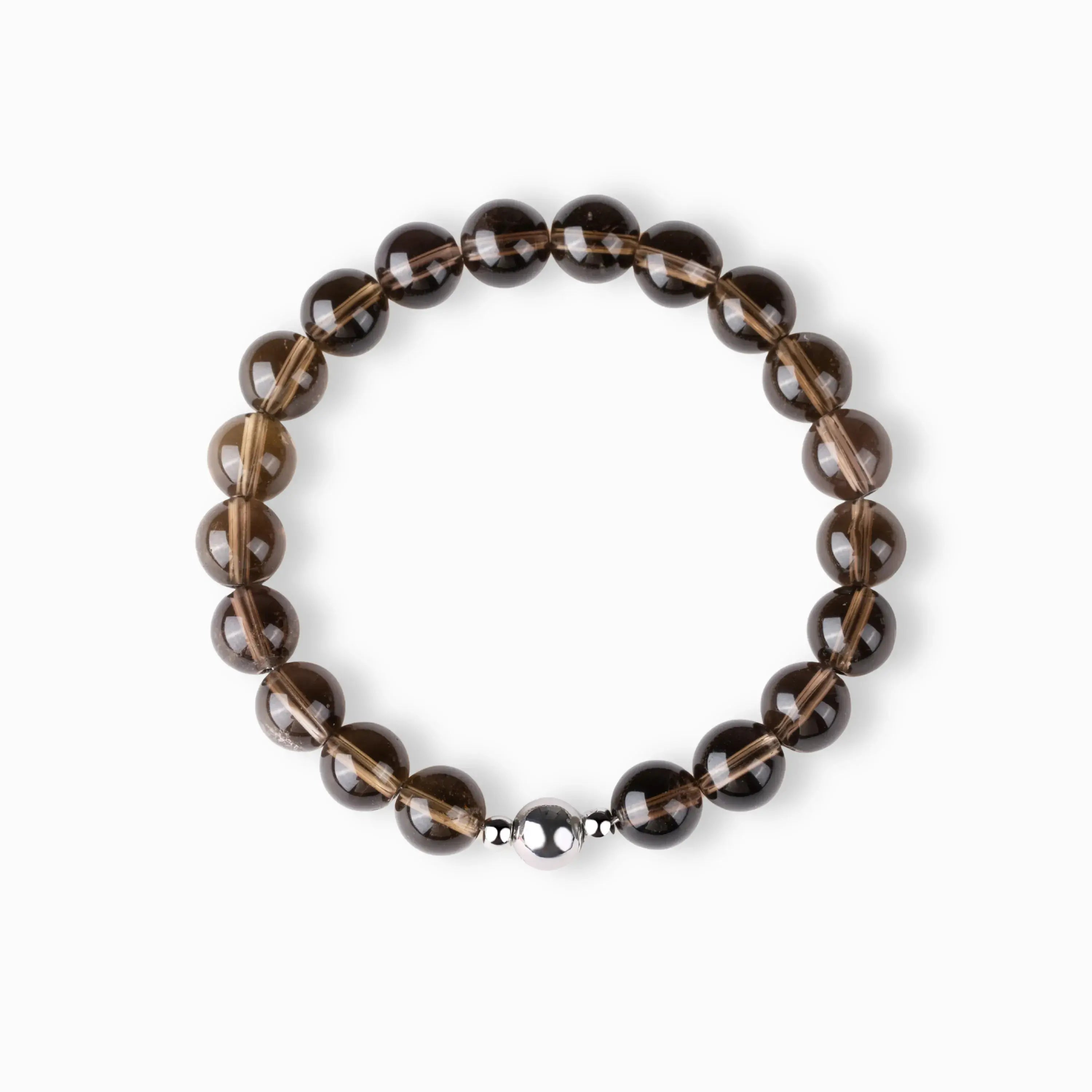 Smoky Quartz Magnetic Clasp Bracelet