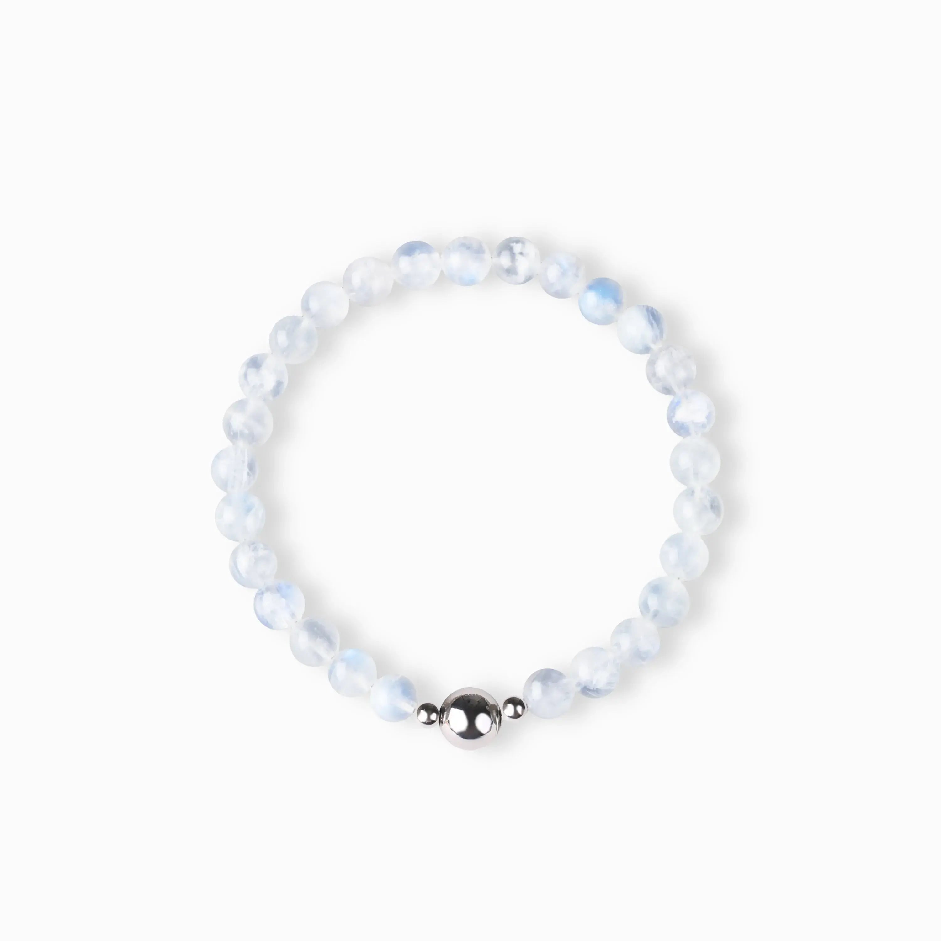 Blue Moonstone Magnetic Clasp Bracelet
