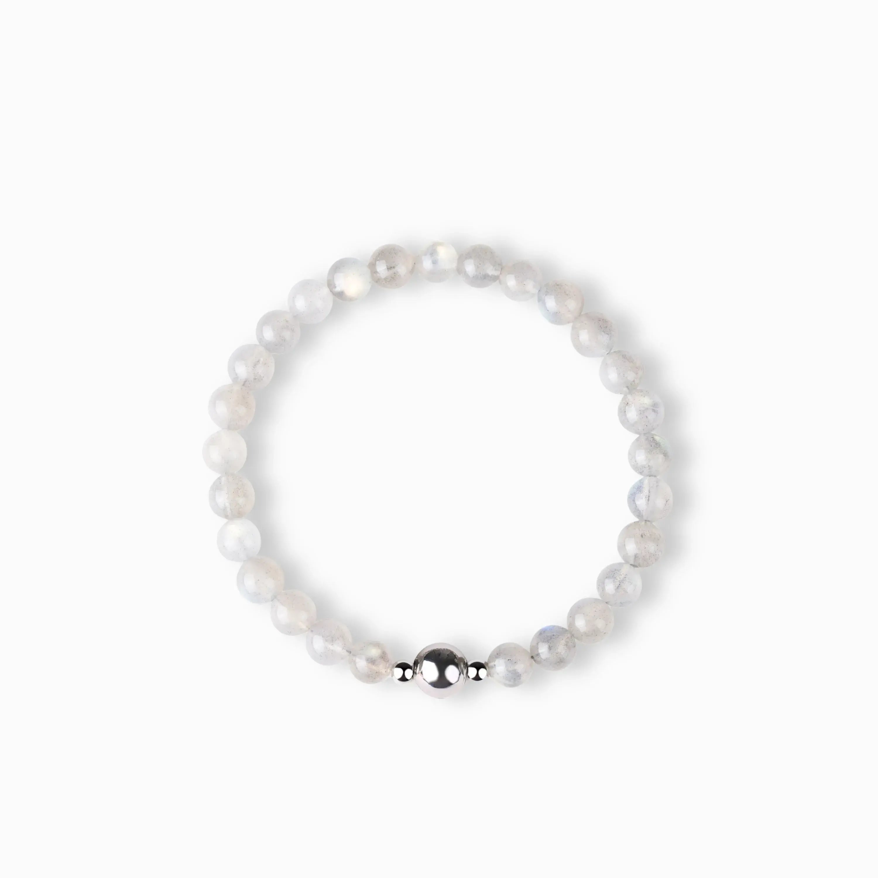 Awakendust Gray Moonstone Magnetic Clasp Bracelet