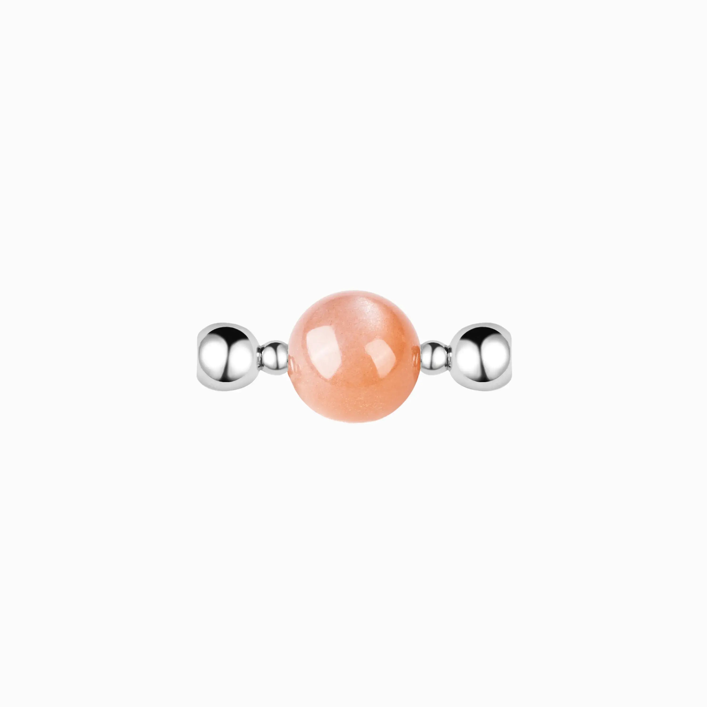 Orange Moonstone Magnetic Pendant