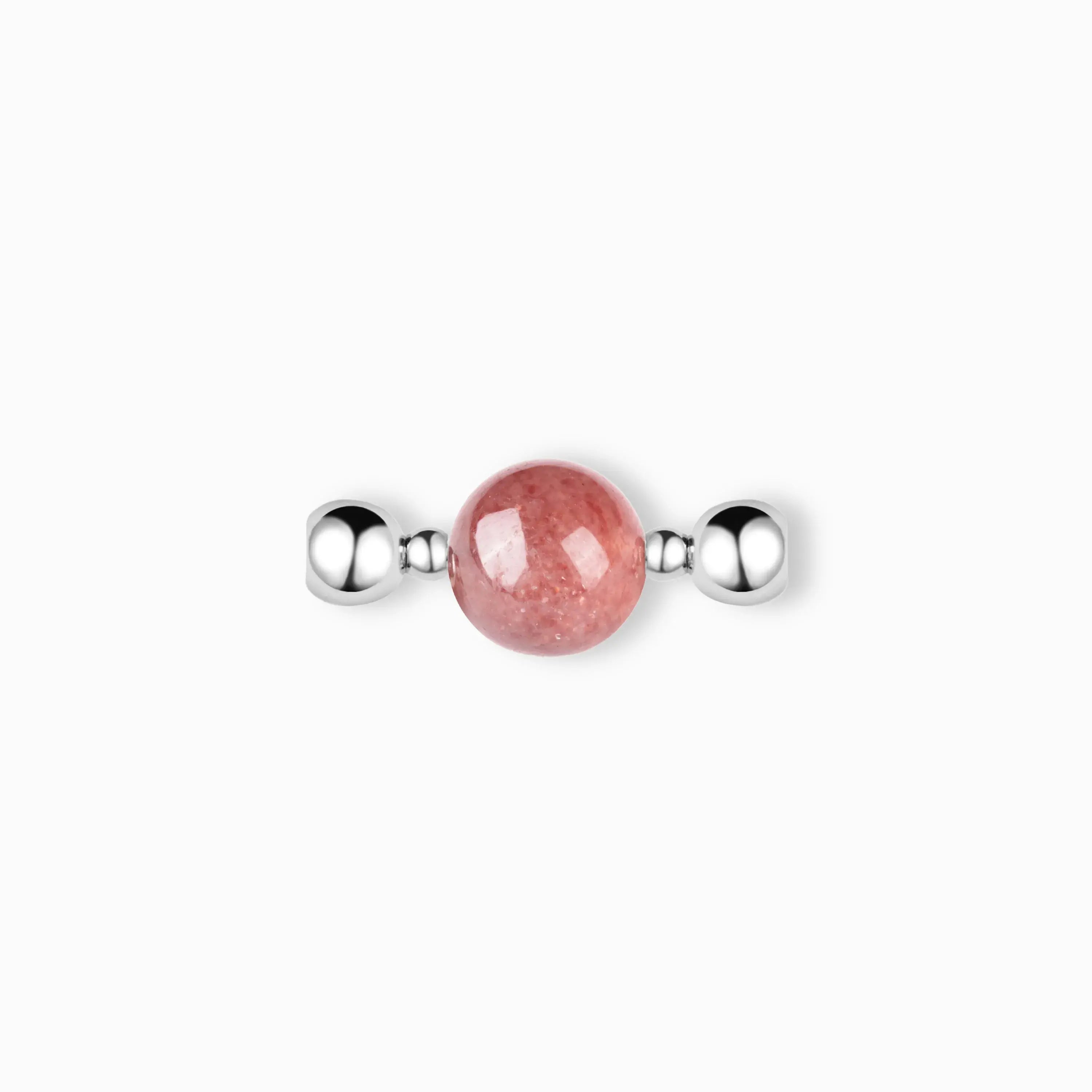 Strawberry Quartz Magnetic Pendant